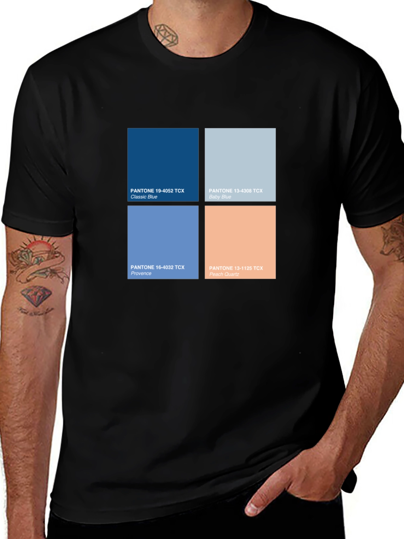 Variant 23 of Pantone Color Block T-Shirt