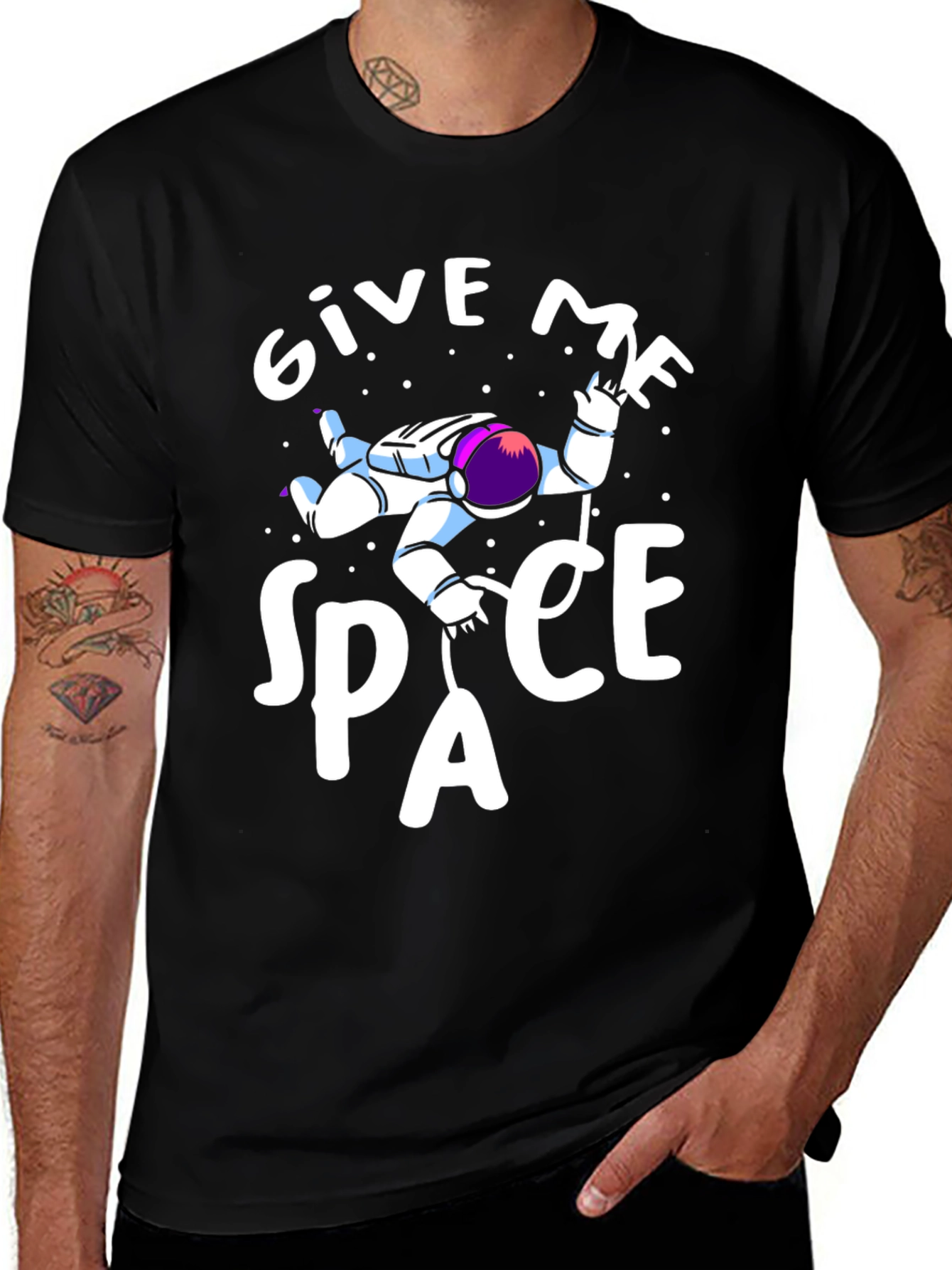 Variant 16 of Give Me Space Astronaut T-Shirt