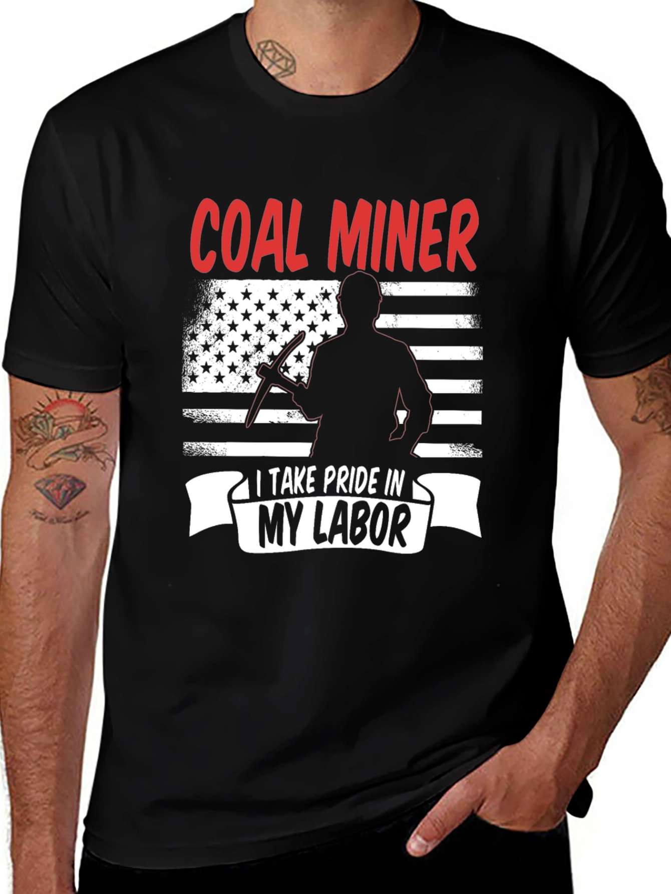 Coal Miner Pride Graphic T-Shirt