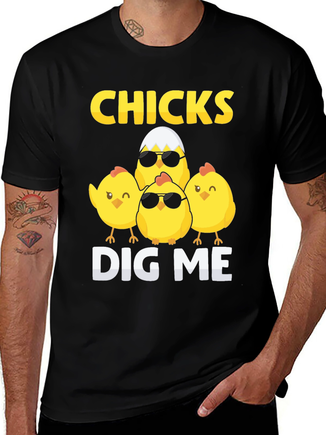 Variant 5 of Chicks Dig Me Graphic Tee