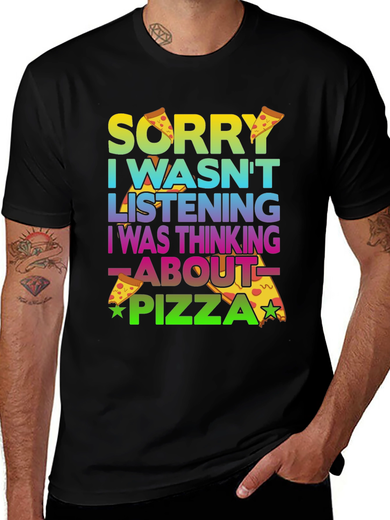 Variant 21 of Sorry Pizza T-Shirt