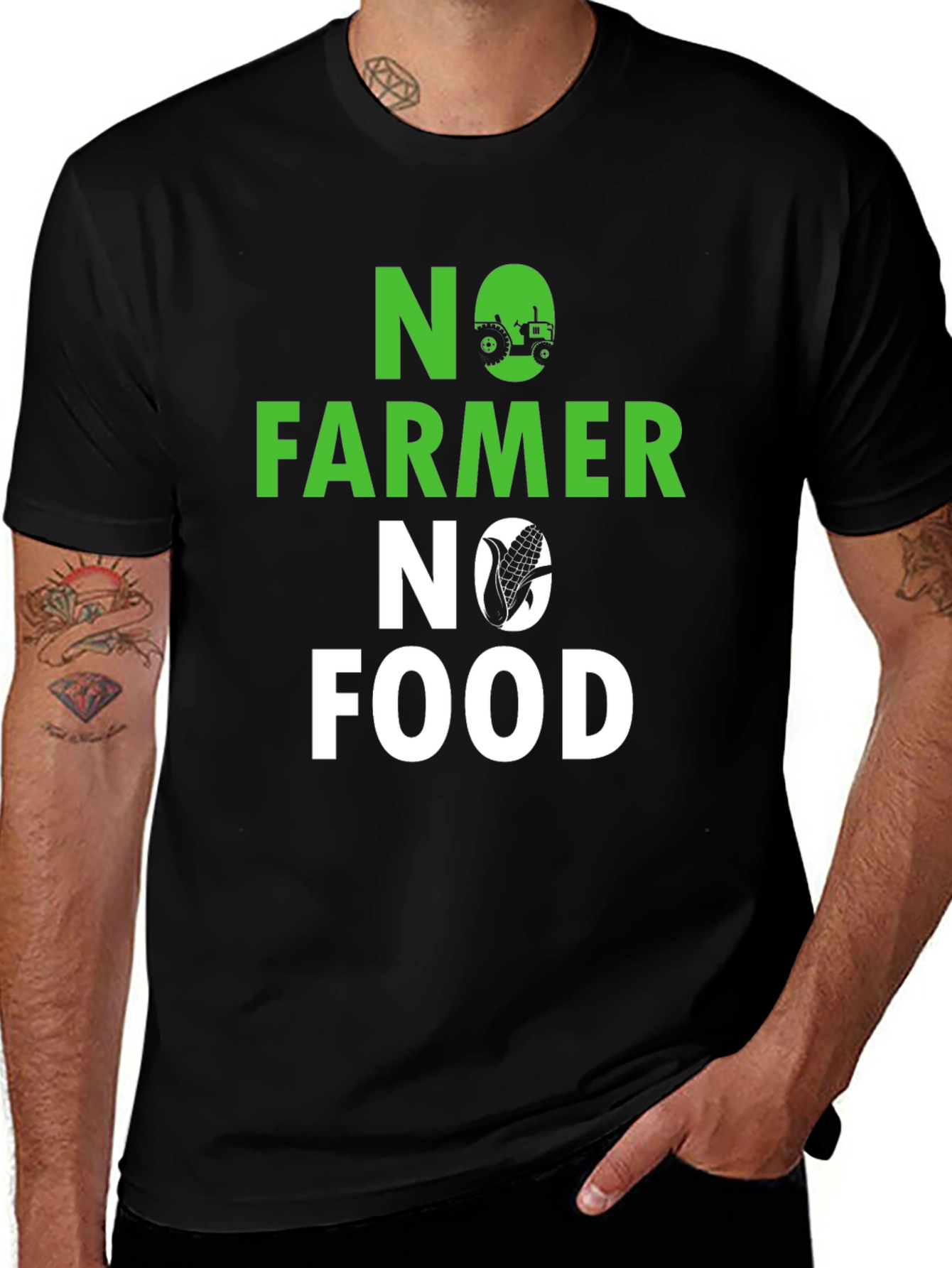 No Farmer No Food T-Shirt: Support Agriculture!