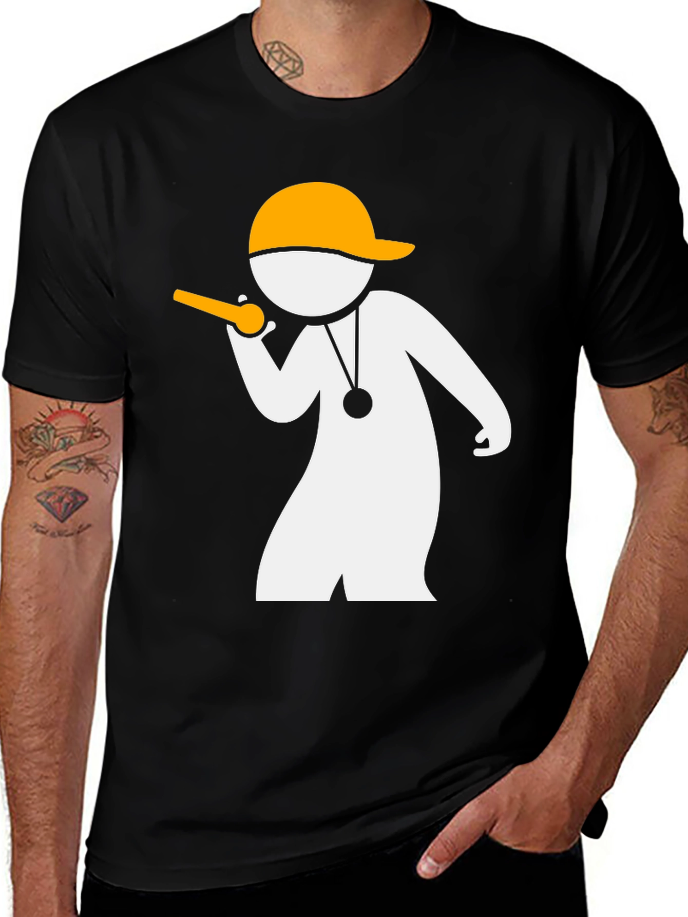 Variant 14 of Coach Whistle T-Shirt - Black