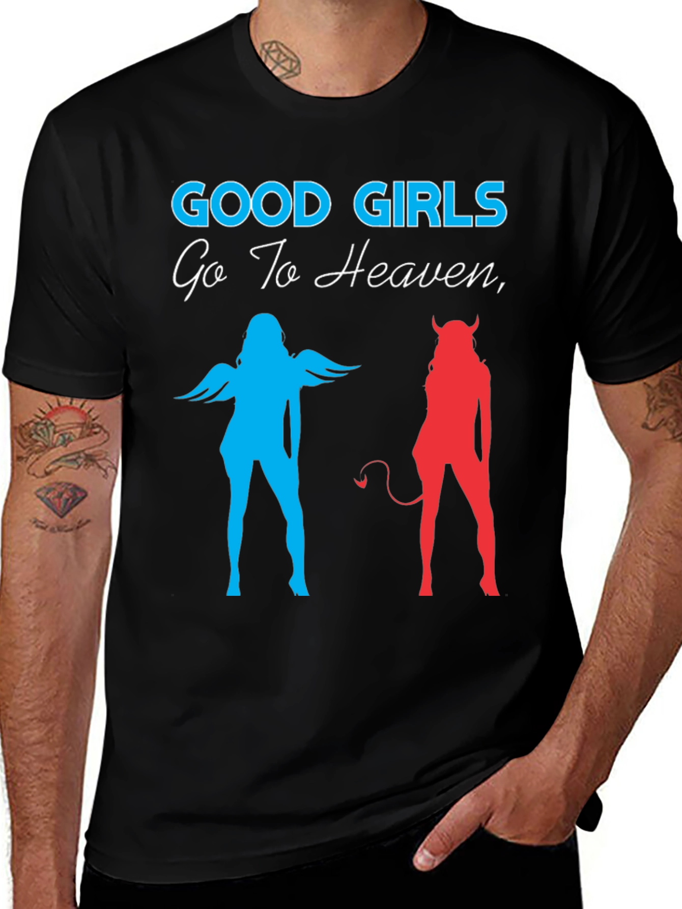 Variant 24 of Good Girls Go To Heaven T-Shirt