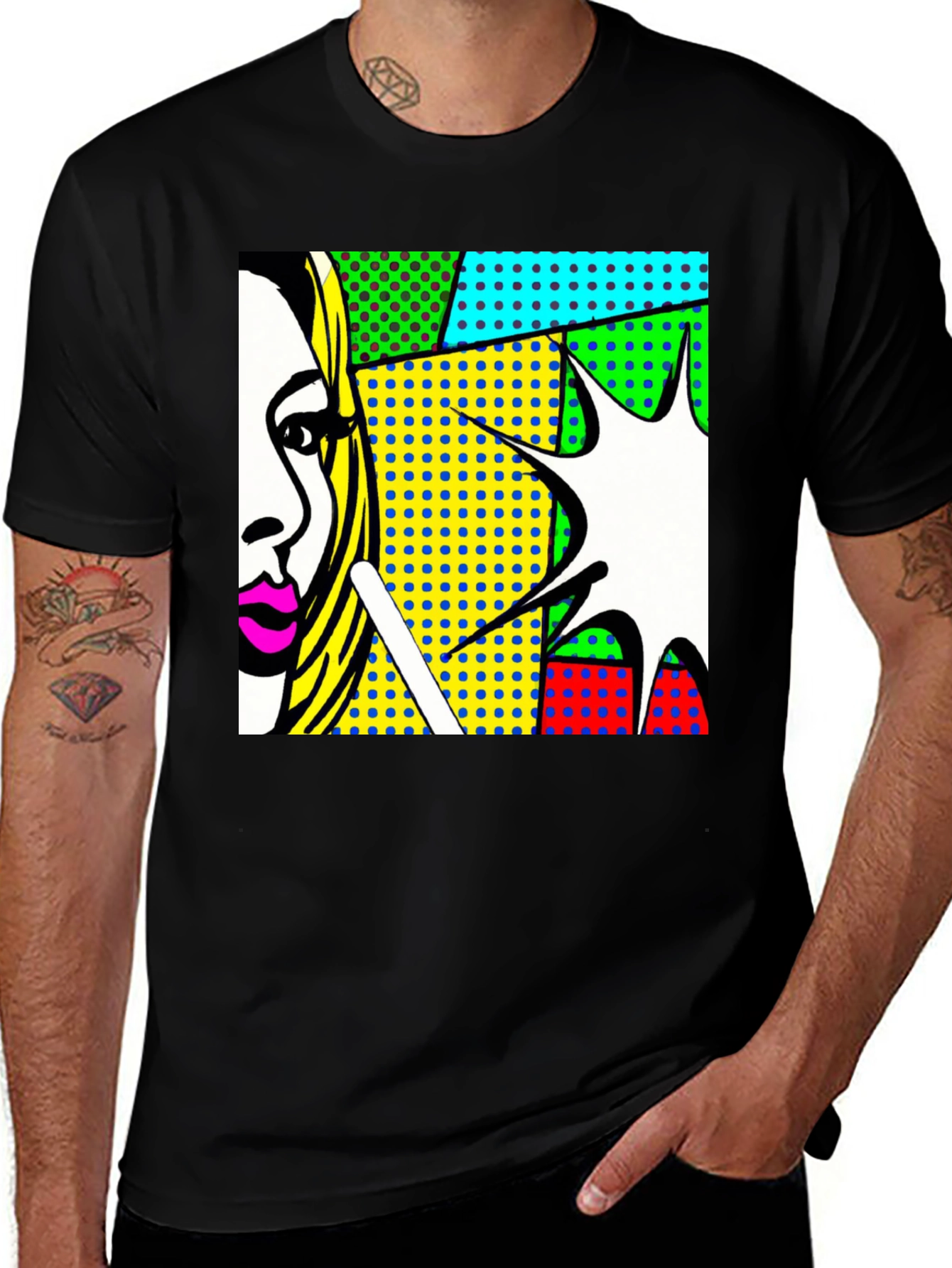 Variant 10 of Pop Art Graphic Tee