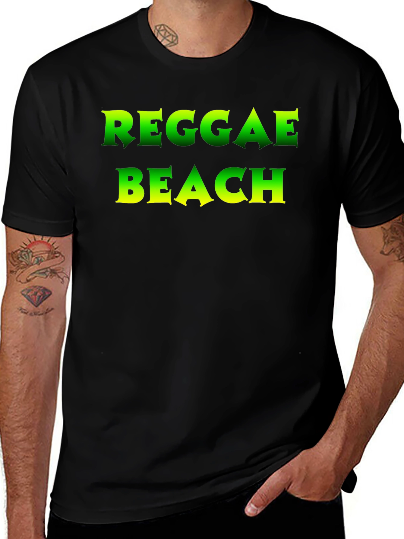 Variant 8 of Reggae Beach Graphic T-Shirt