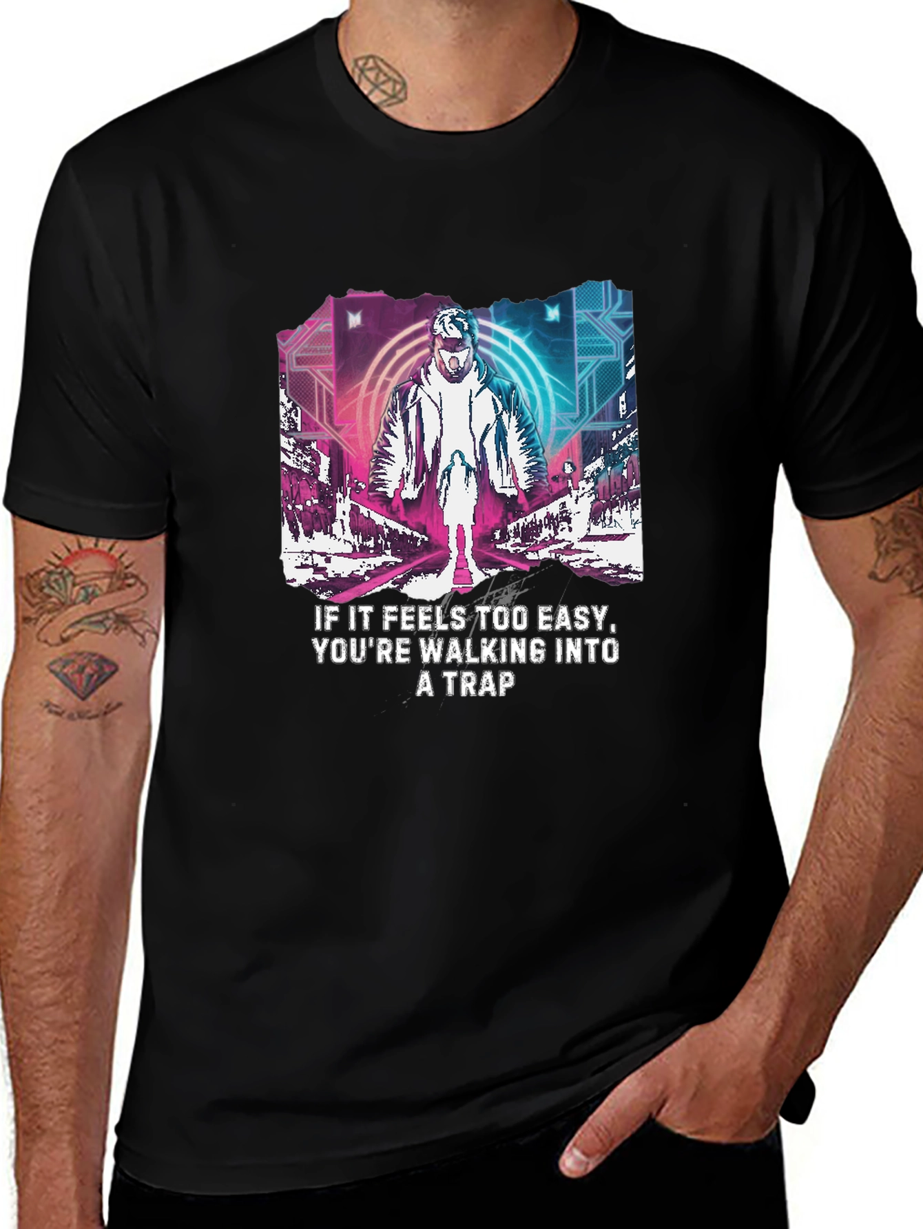 Variant 30 of Walking Into A Trap Graphic T-Shirt