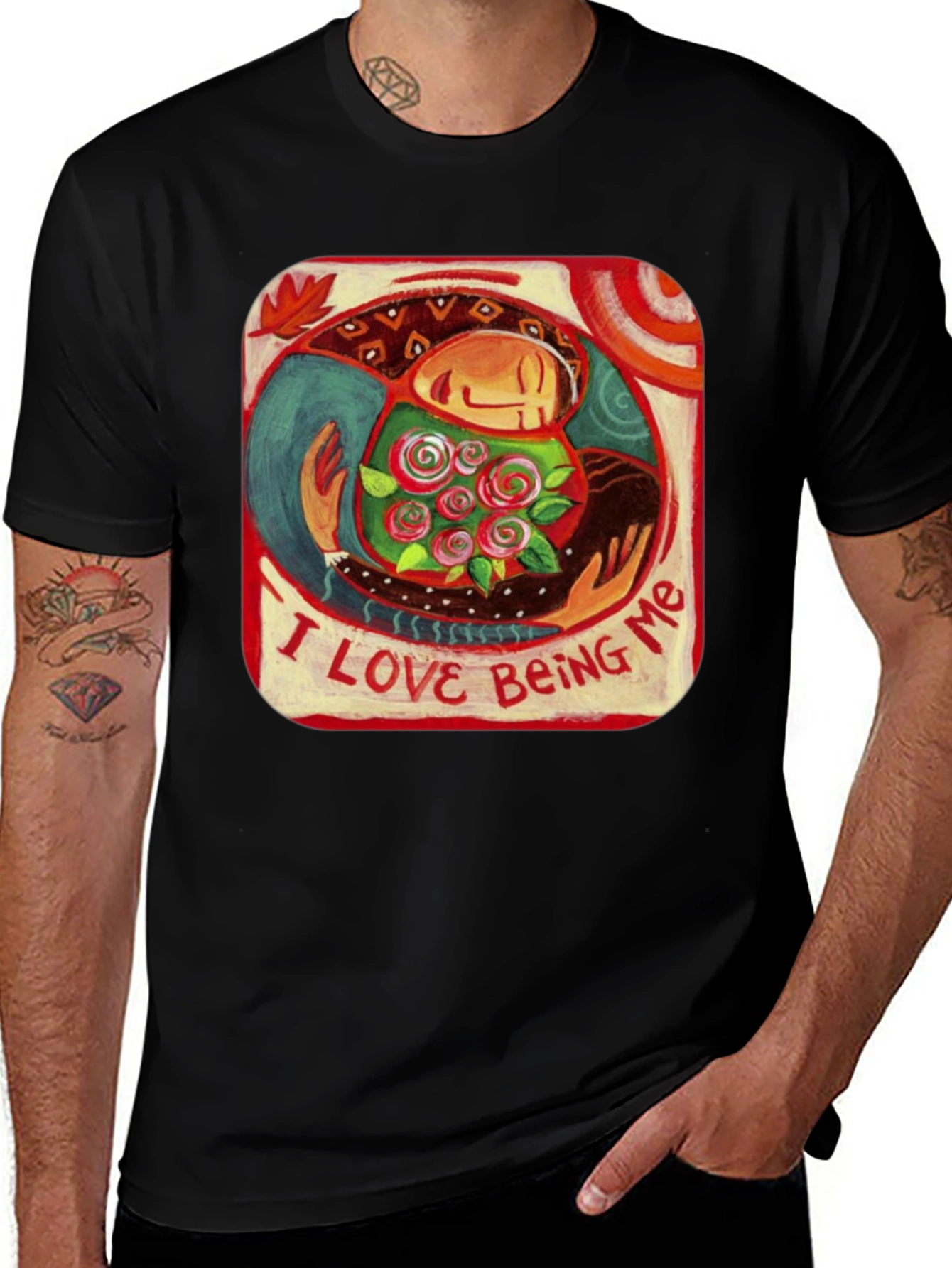 Variant 23 of I Love Being Me Graphic T-Shirt