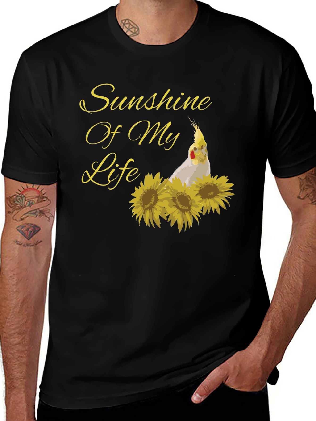 Variant 28 of Sunshine of My Life Cockatiel T-Shirt
