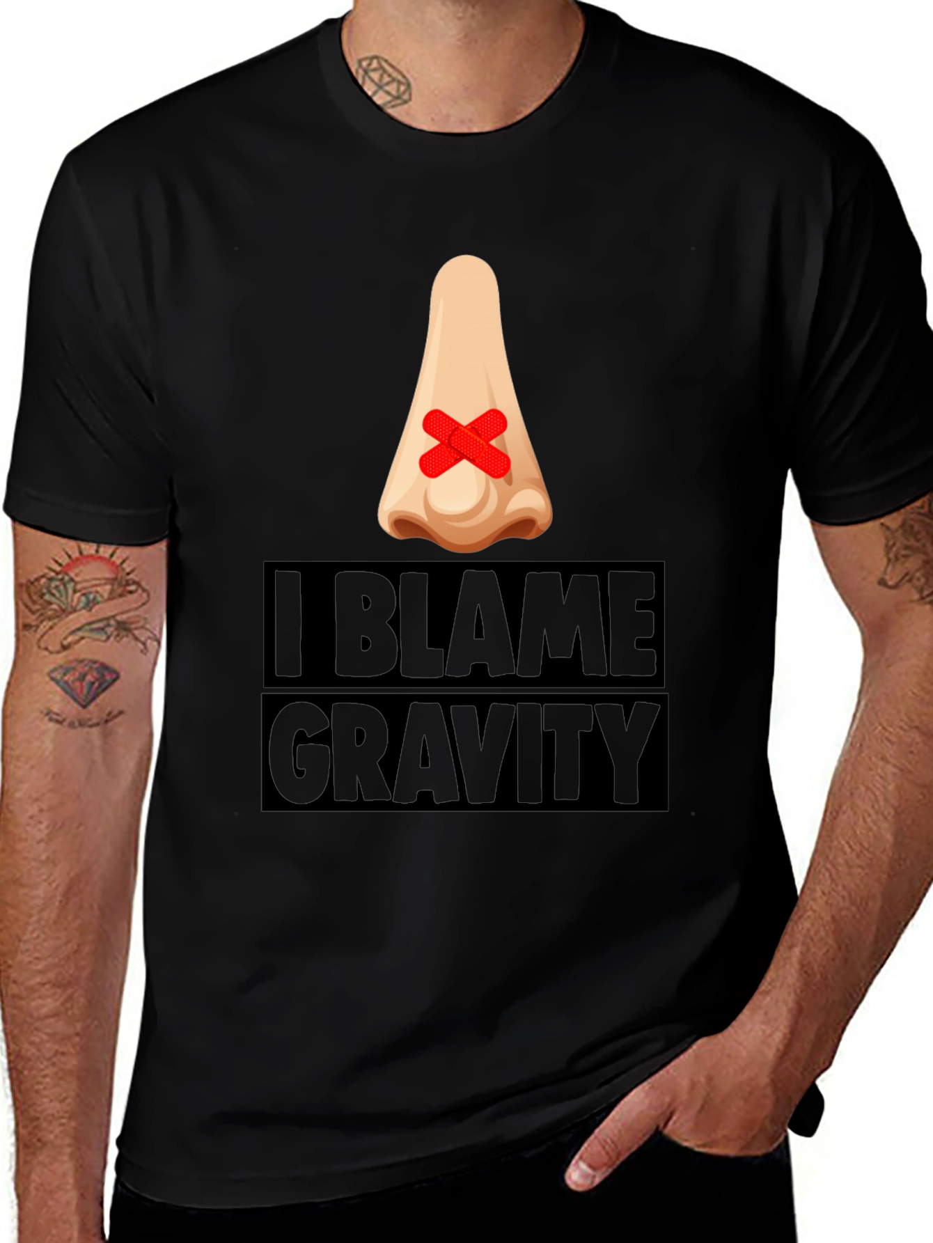Variant 13 of I Blame Gravity Novelty T-Shirt
