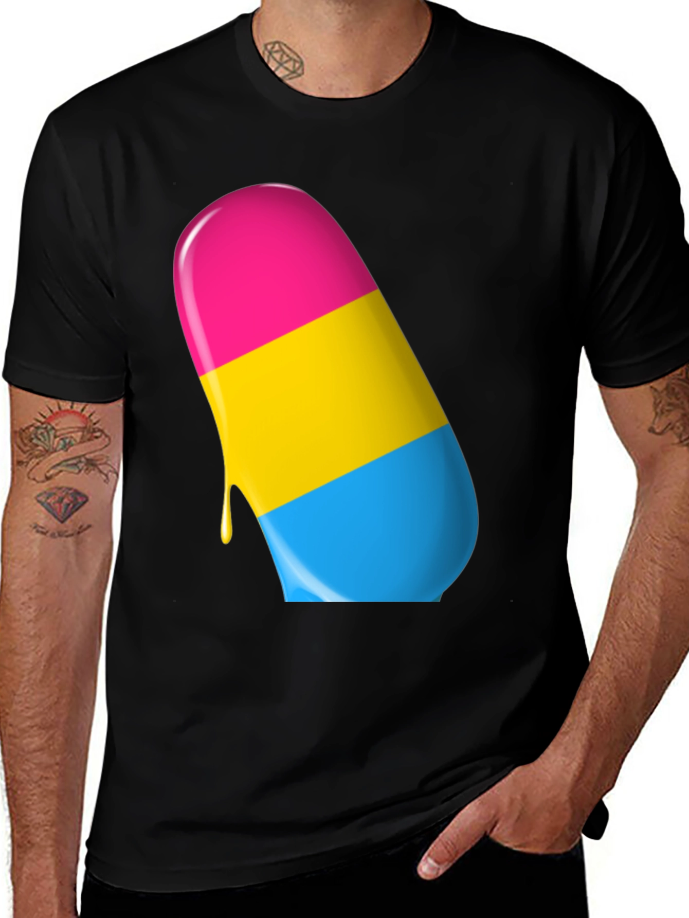 Pan Pride Popsicle Graphic Tee