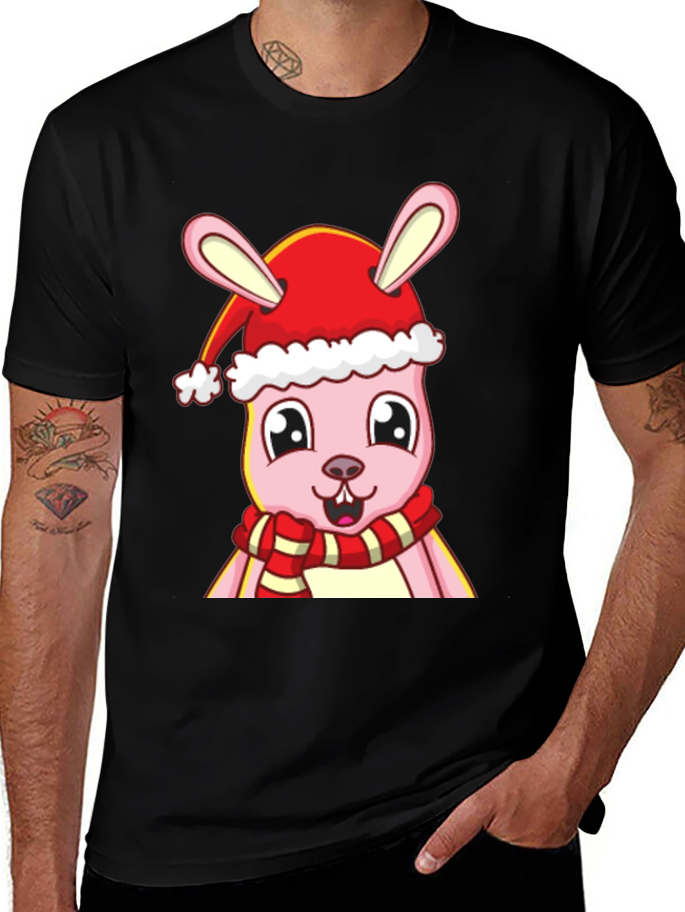 Variant 28 of Festive Bunny Graphic Tee