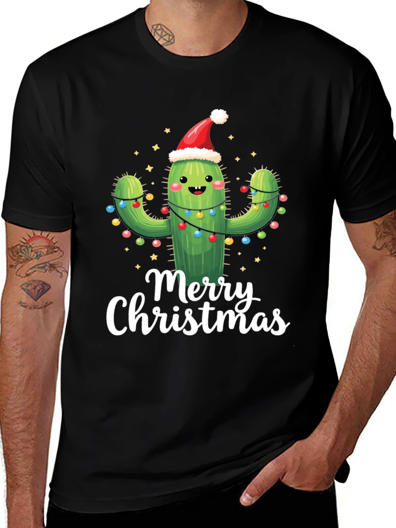 Variant 16 of Merry Christmas Cactus T-Shirt