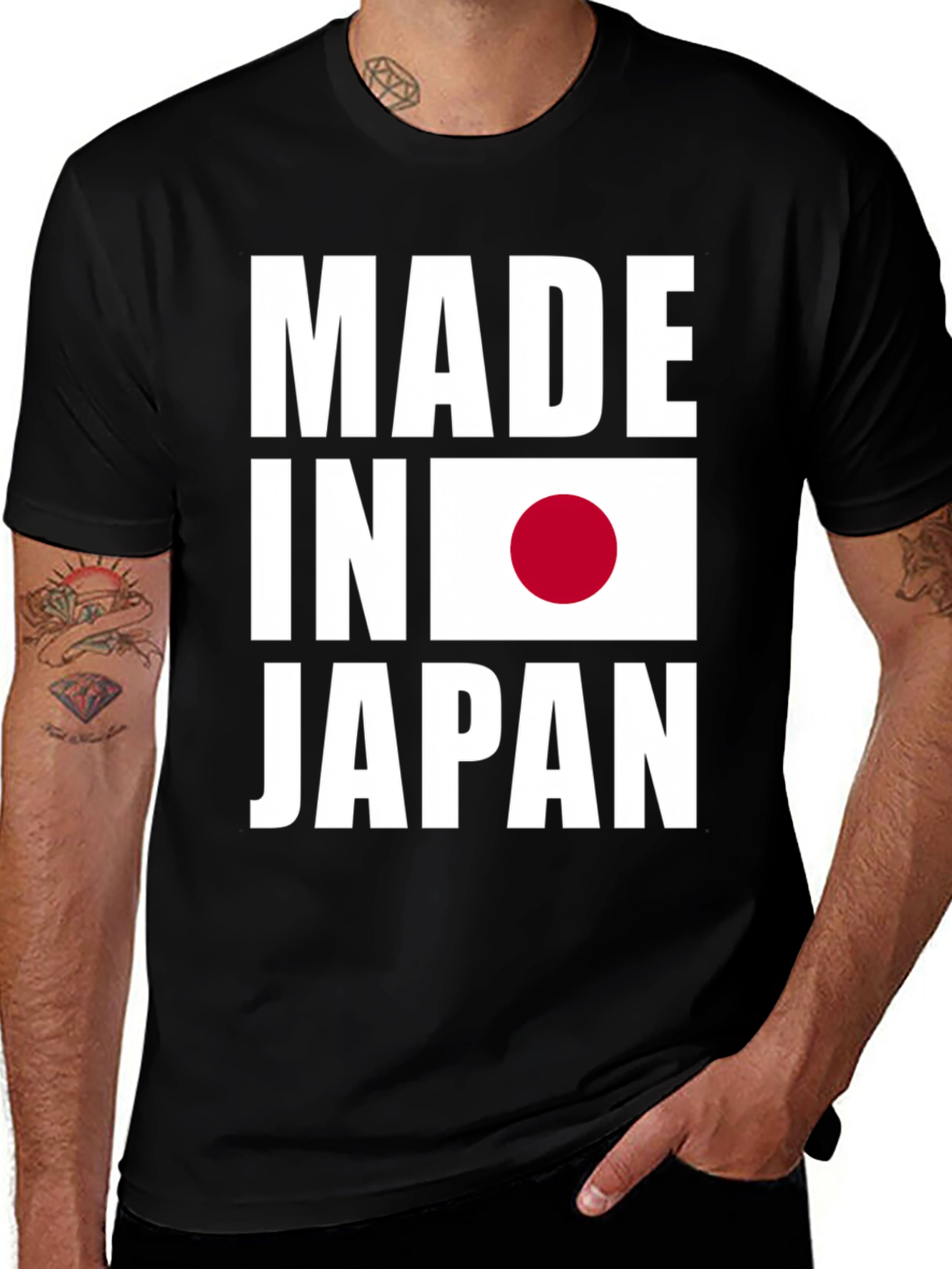 Made in Japan Graphic T-Shirt - Black Tee