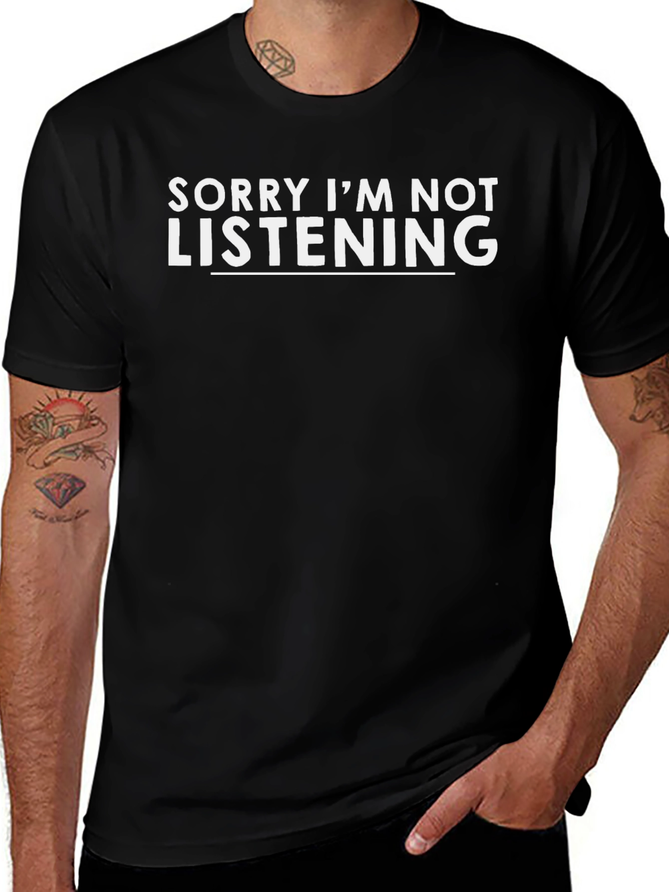 Variant 14 of Sorry I'm Not Listening - Graphic T-Shirt