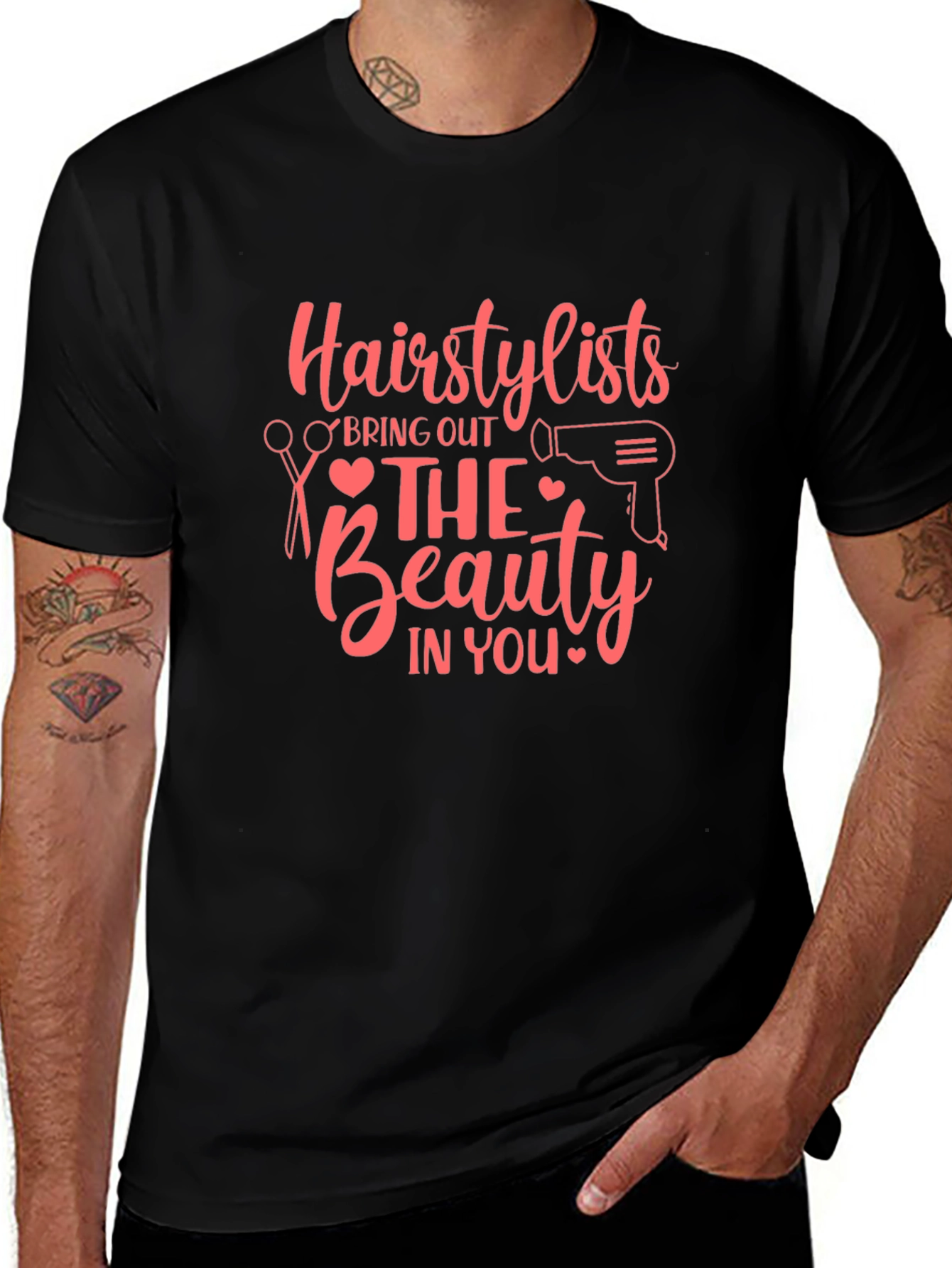 Variant 11 of Hairstylist Beauty T-Shirt - Black