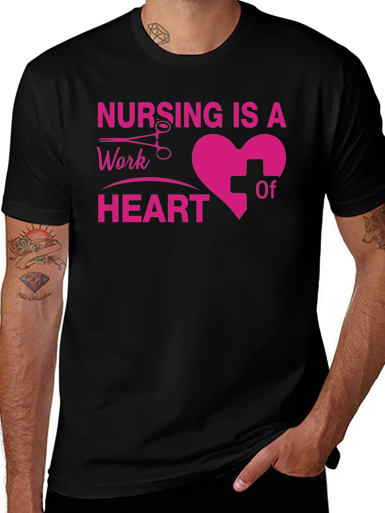 Variant 30 of Nursing is a Work of Heart T-Shirt