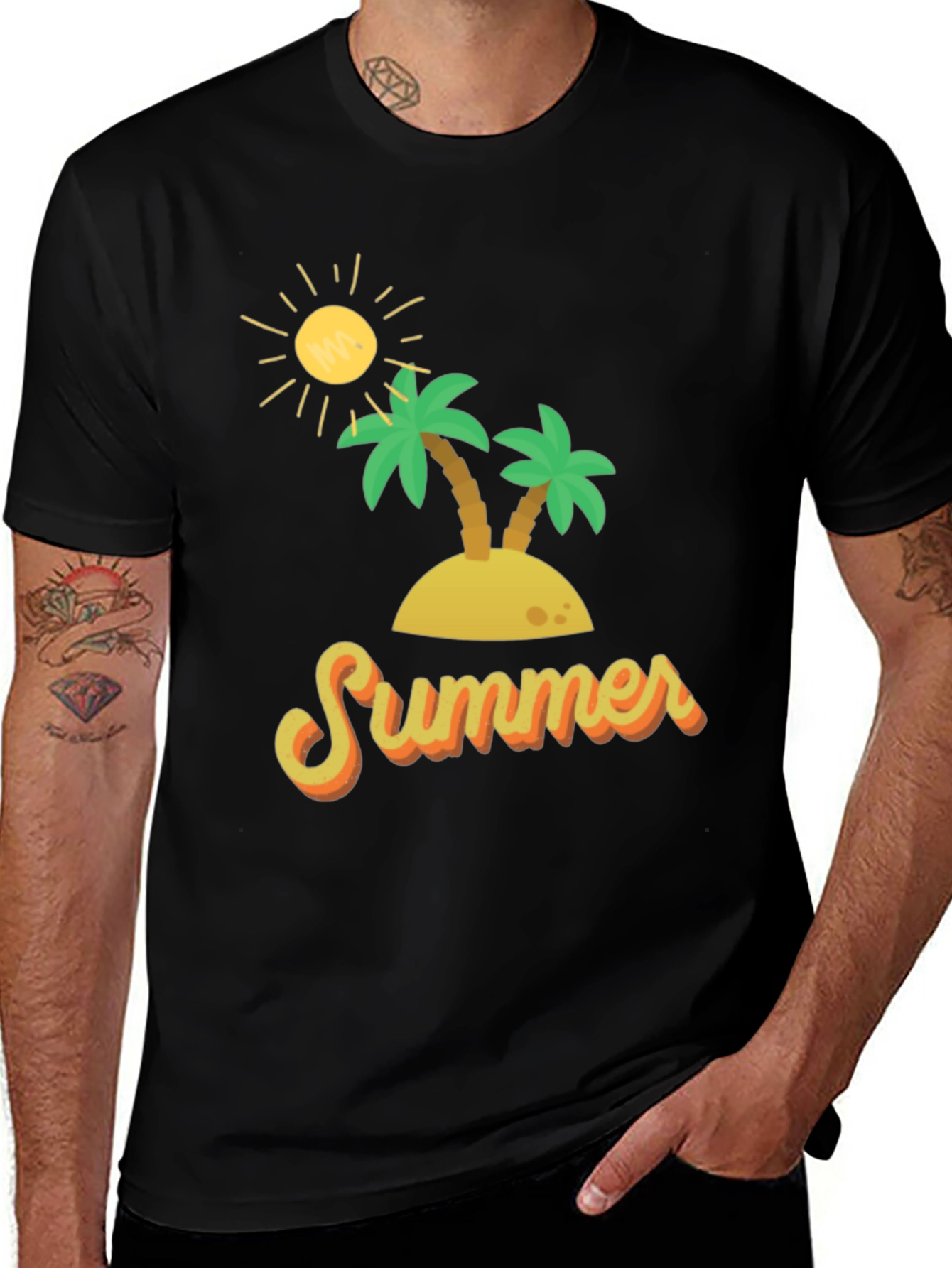 Variant 25 of Summer Beach Island Graphic T-Shirt