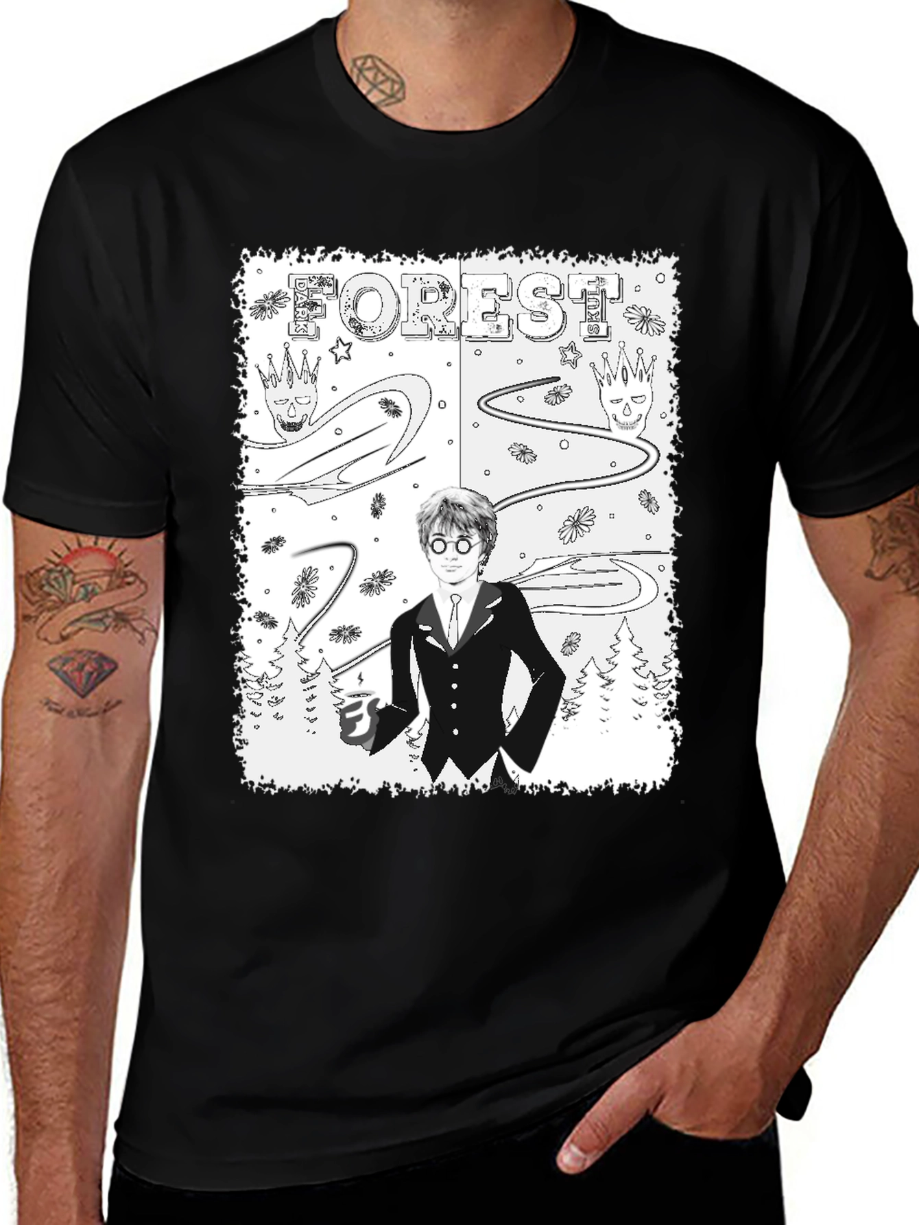 Harry Potter Dark Forest Unisex T-Shirt