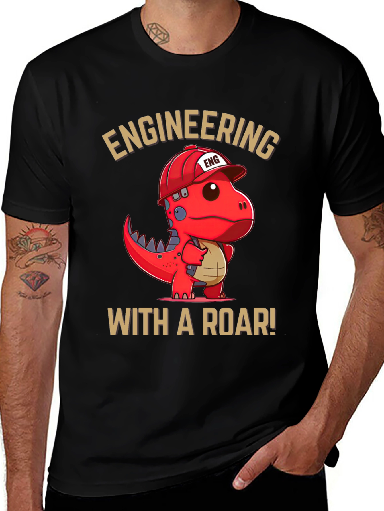 Variant 10 of Engineering Dino T-Shirt