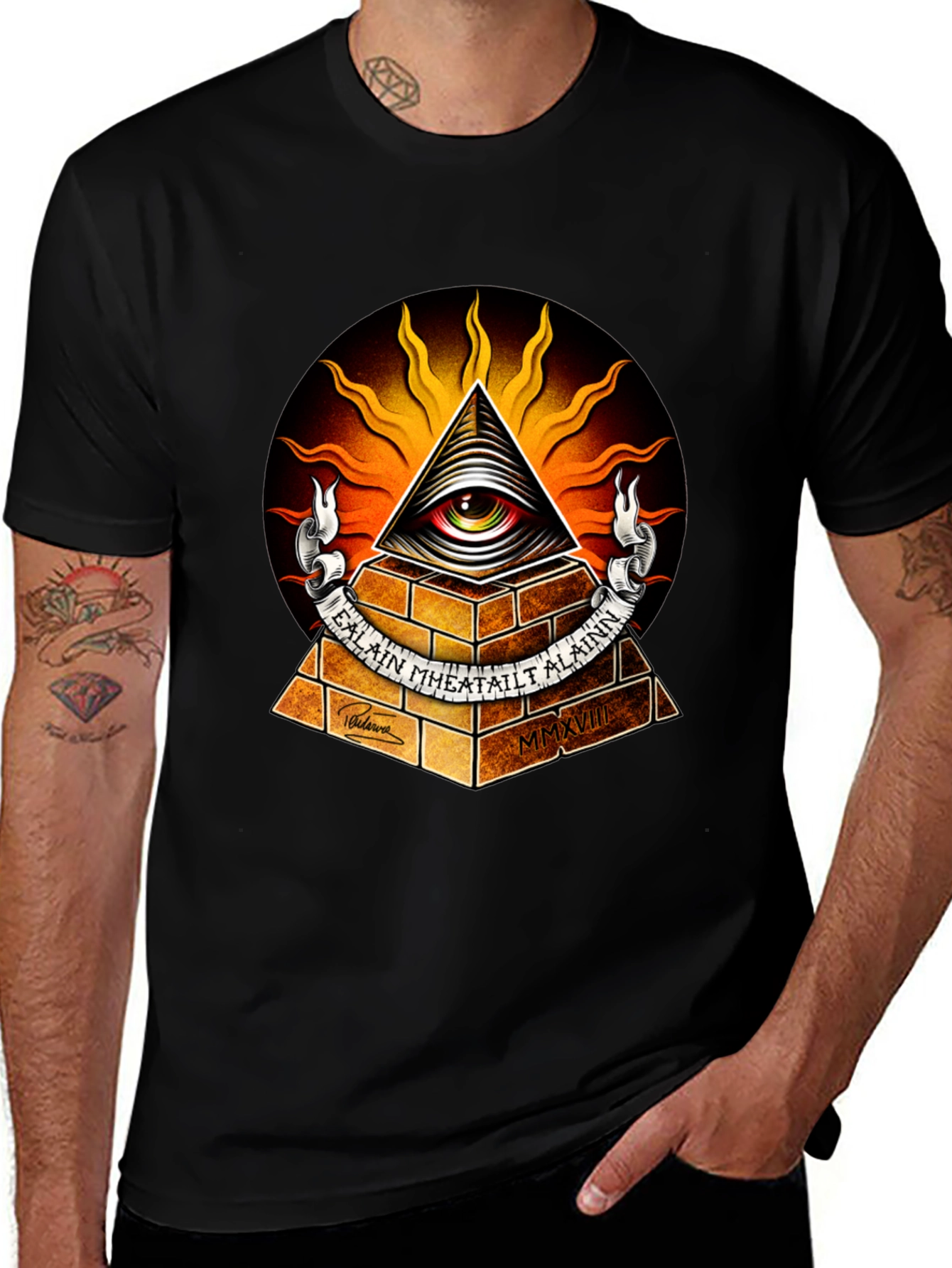 Variant 26 of Eye of Providence Graphic Tee