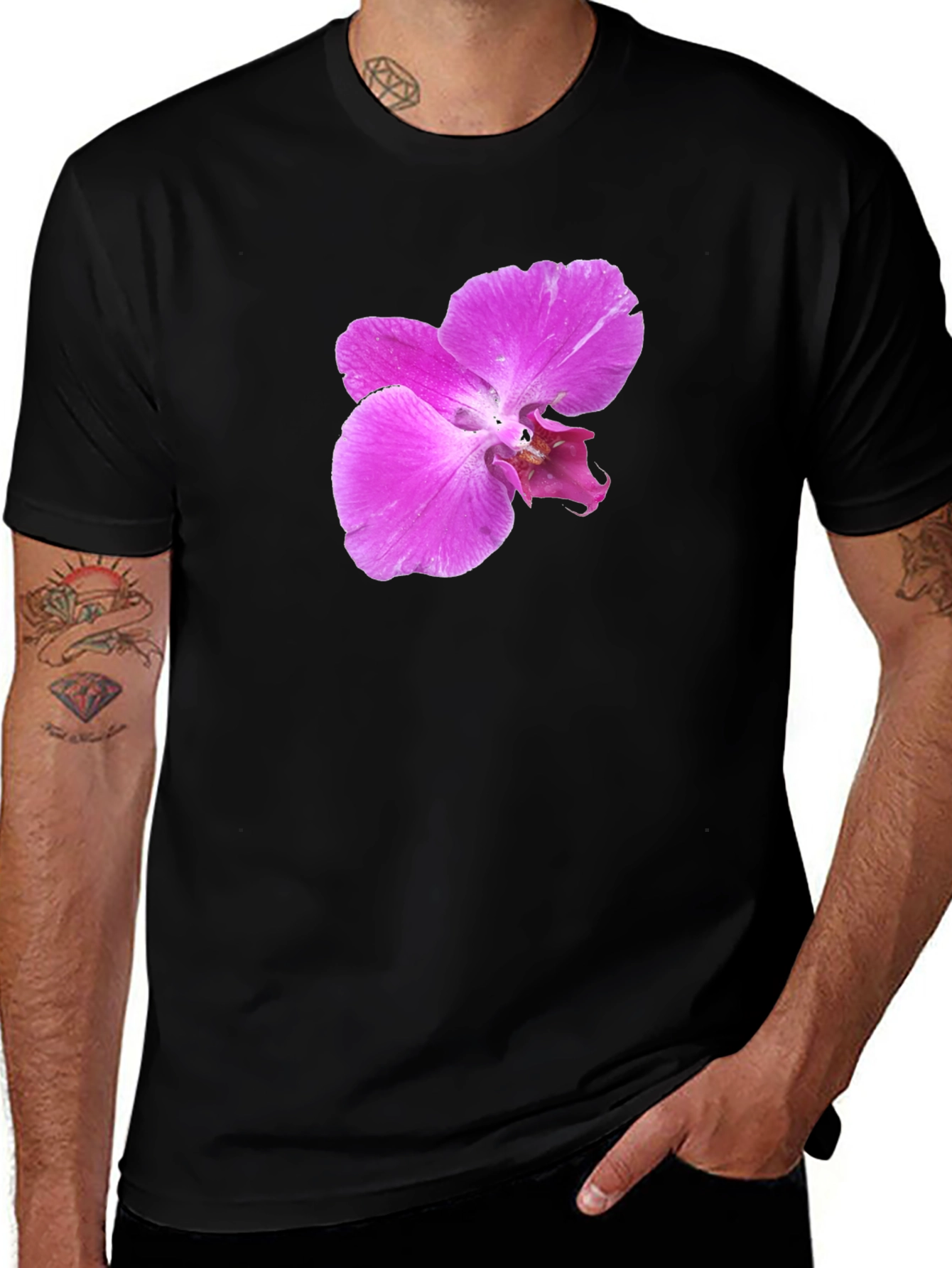 Variant 13 of Orchid Flower T-Shirt