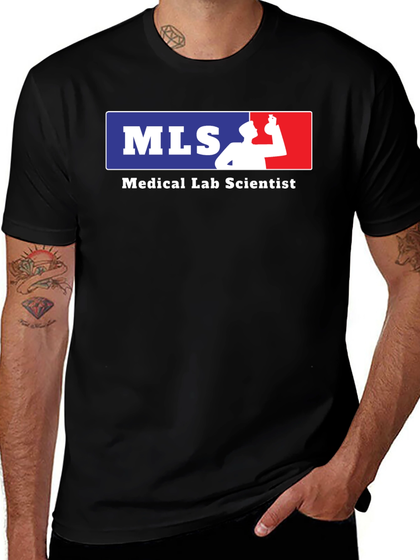 Medical Lab Scientist T-Shirt - MLS Design
