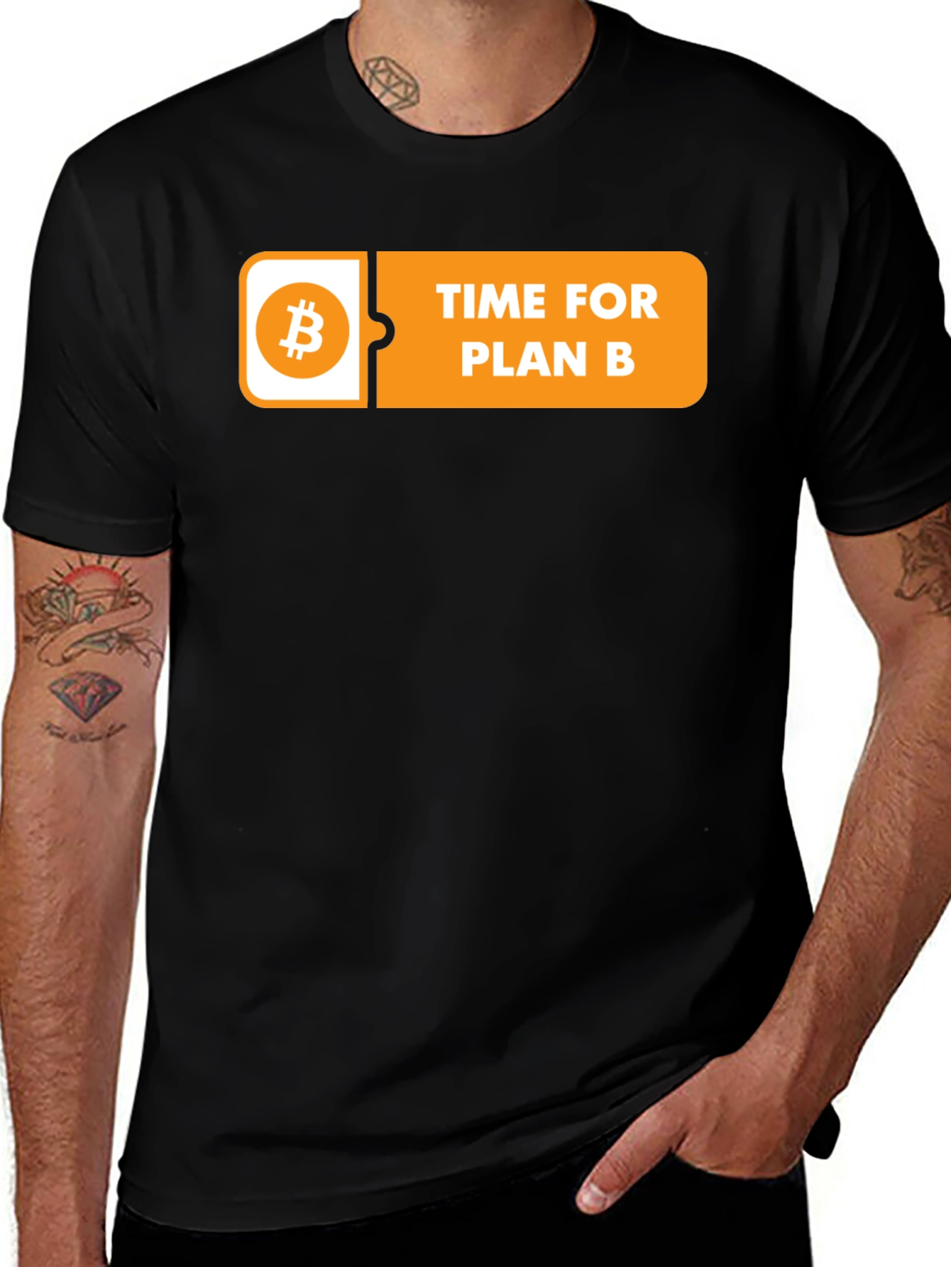 Variant 9 of Bitcoin Plan B T-Shirt - Crypto Investor Tee