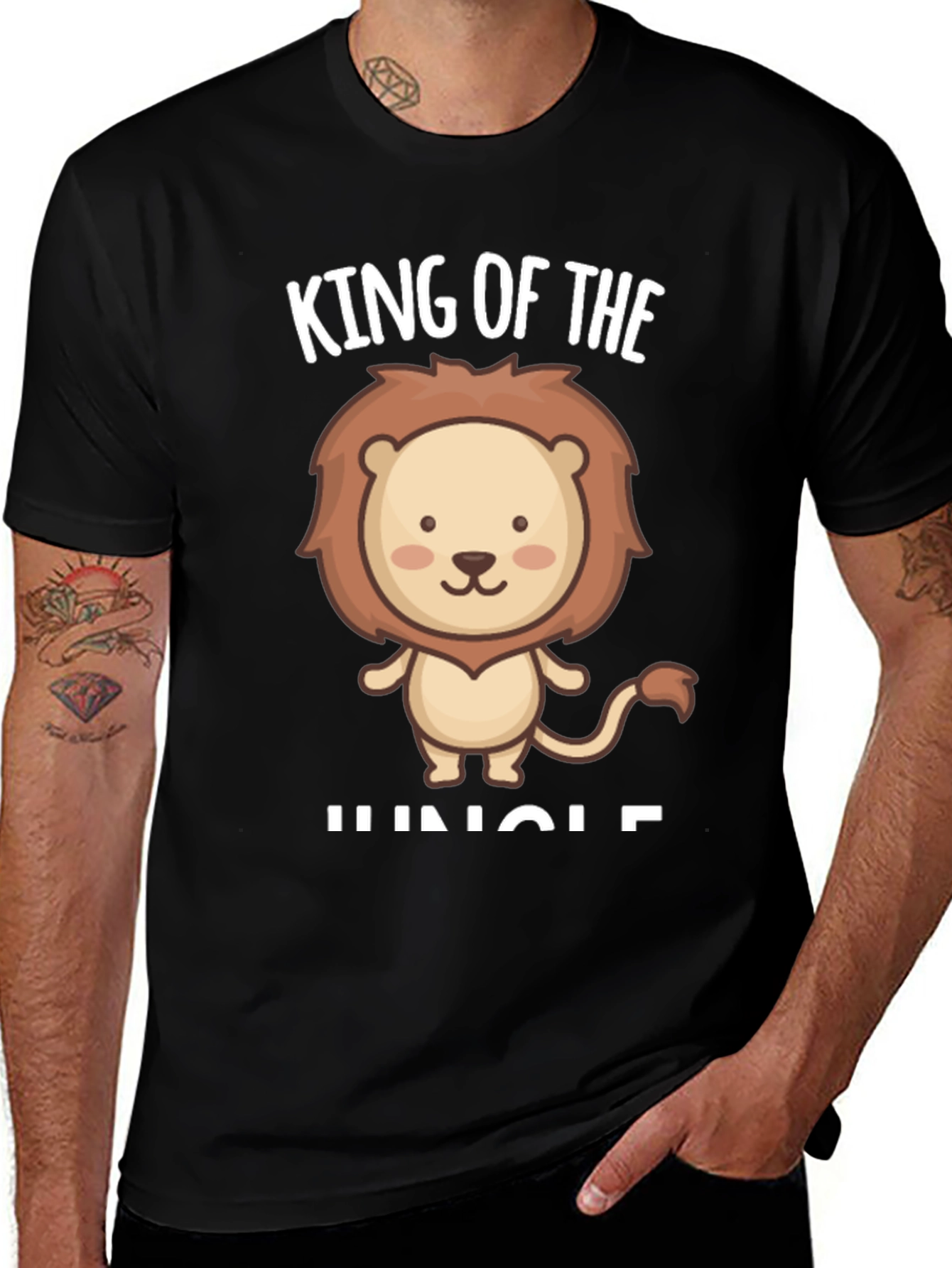 Variant 8 of King of the Jungle Lion Graphic T-Shirt