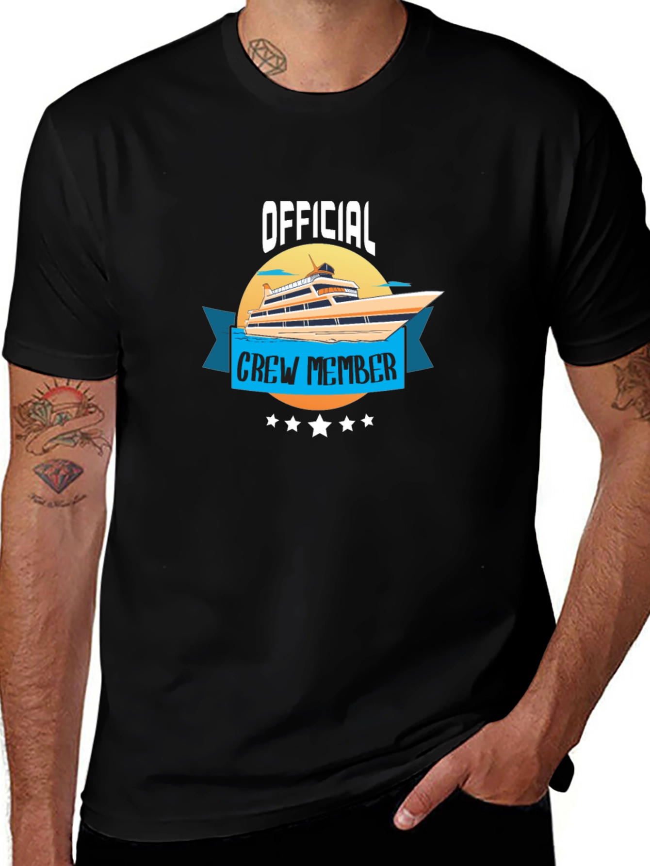 Variant 21 of Official Crew Member T-Shirt - Yacht Design