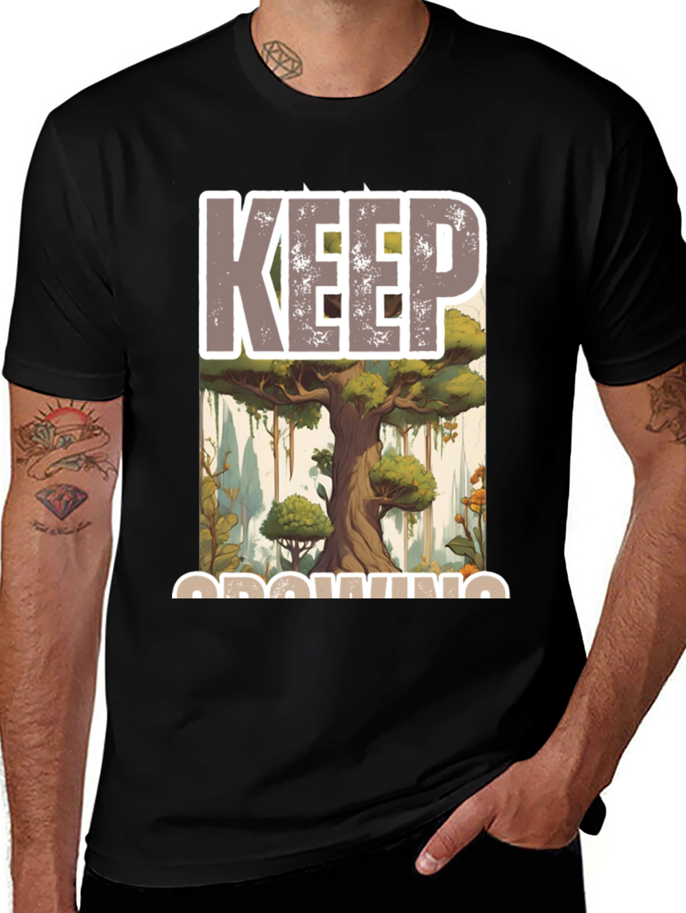 Variant 8 of Keep Growing Nature T-Shirt
