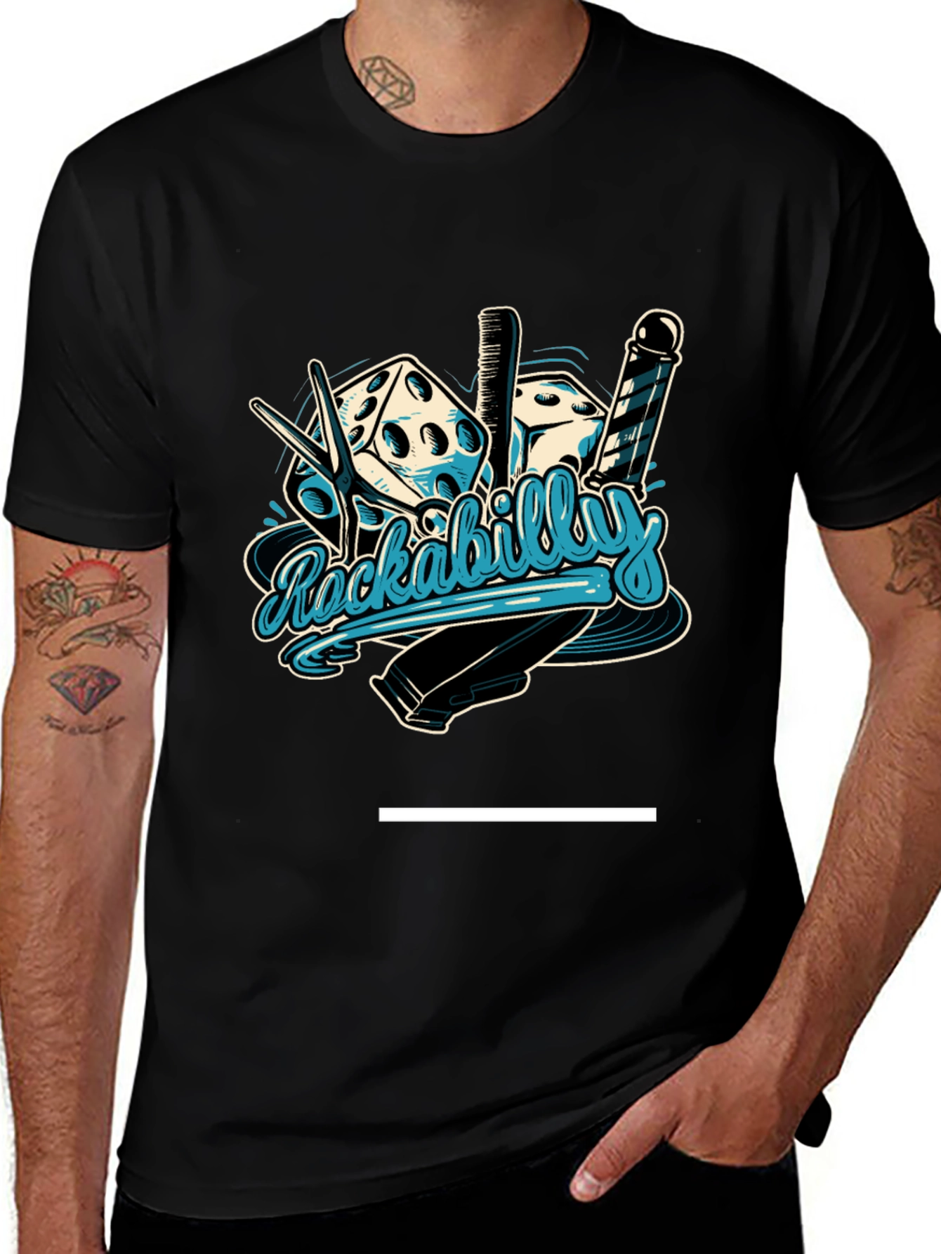 Rockabilly Barber Shop Graphic Tee