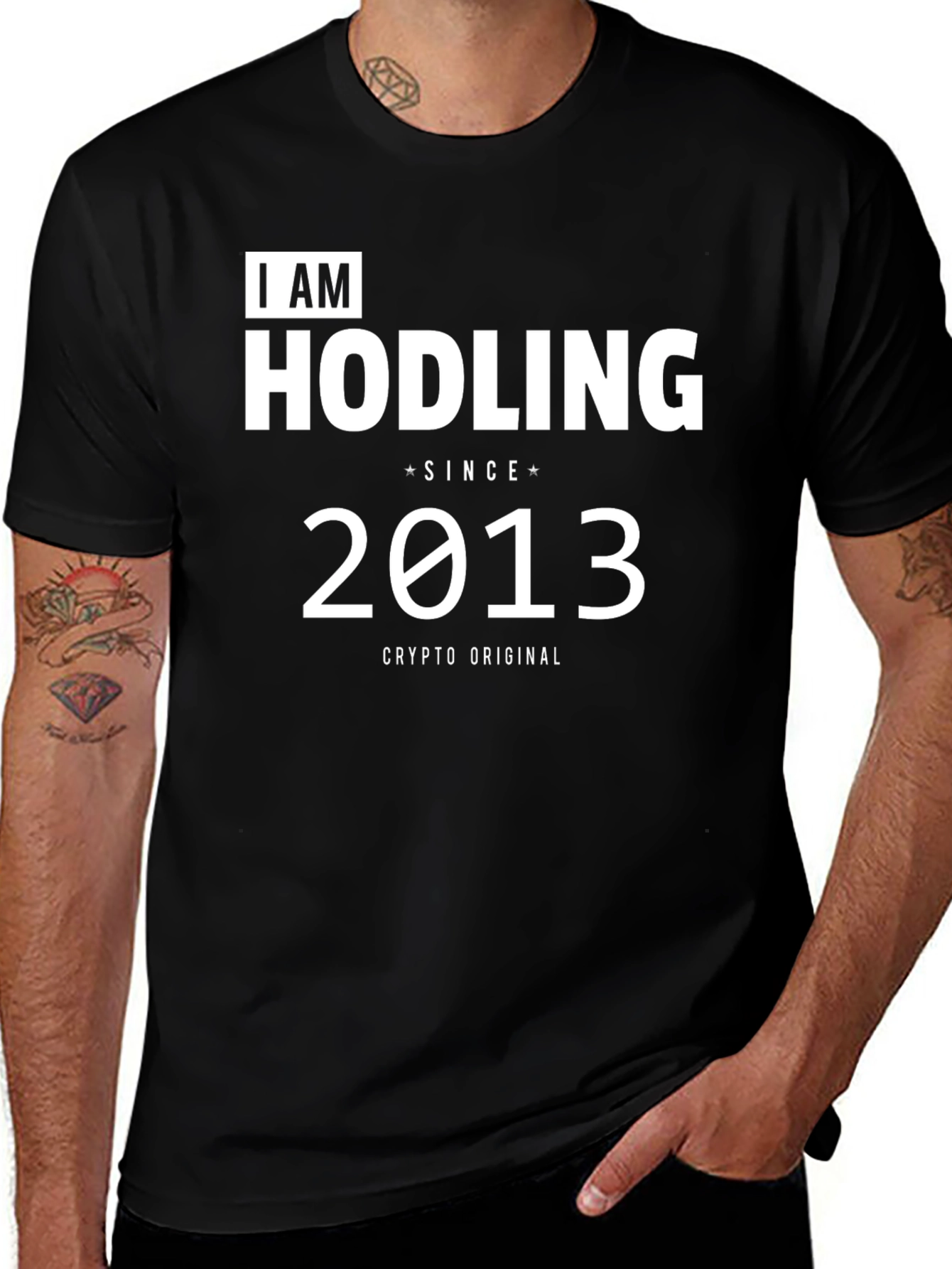 Variant 18 of I AM HODLING Since 2013 Crypto T-Shirt