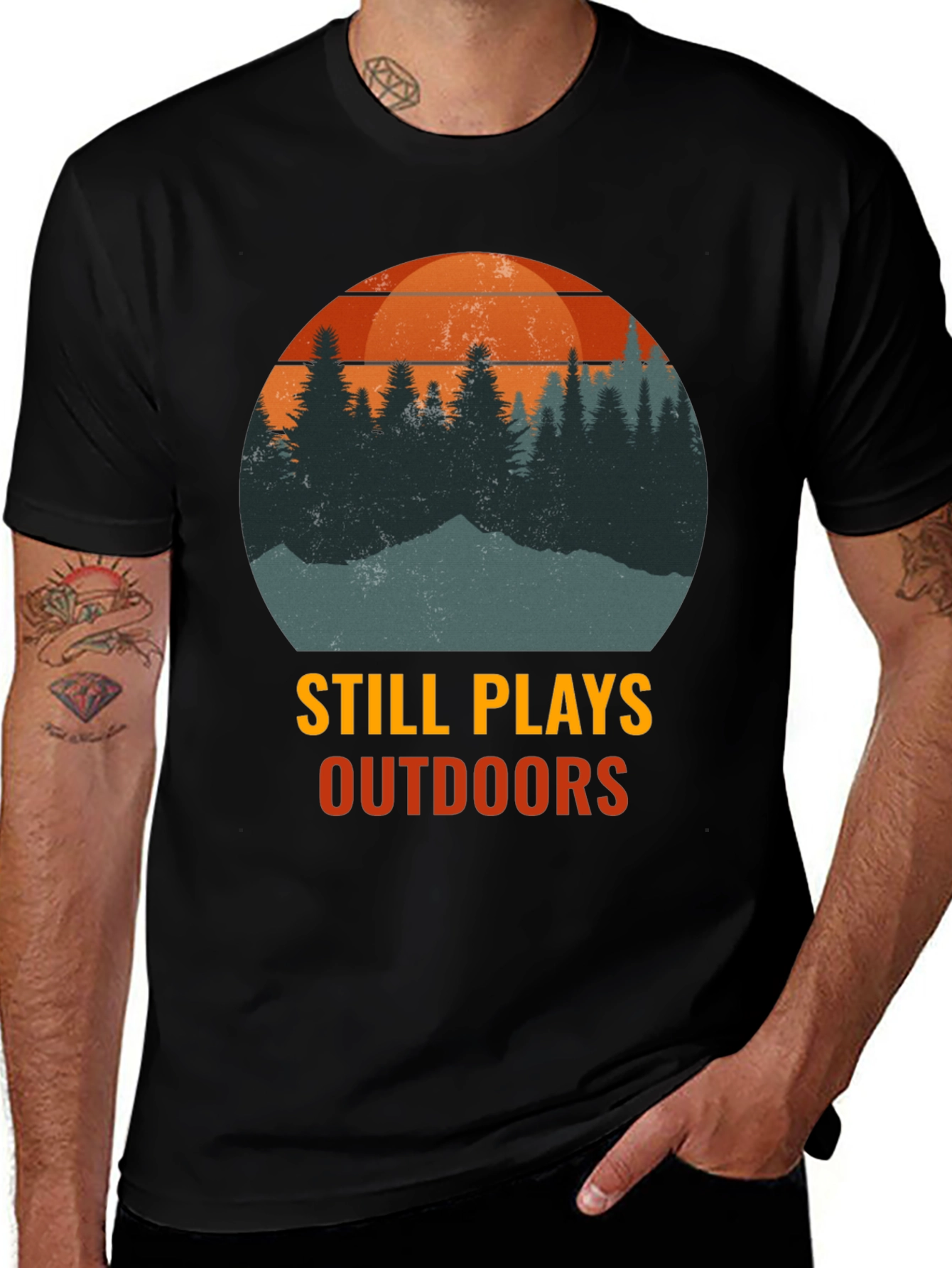 Variant 16 of Still Plays Outdoors Graphic Tee