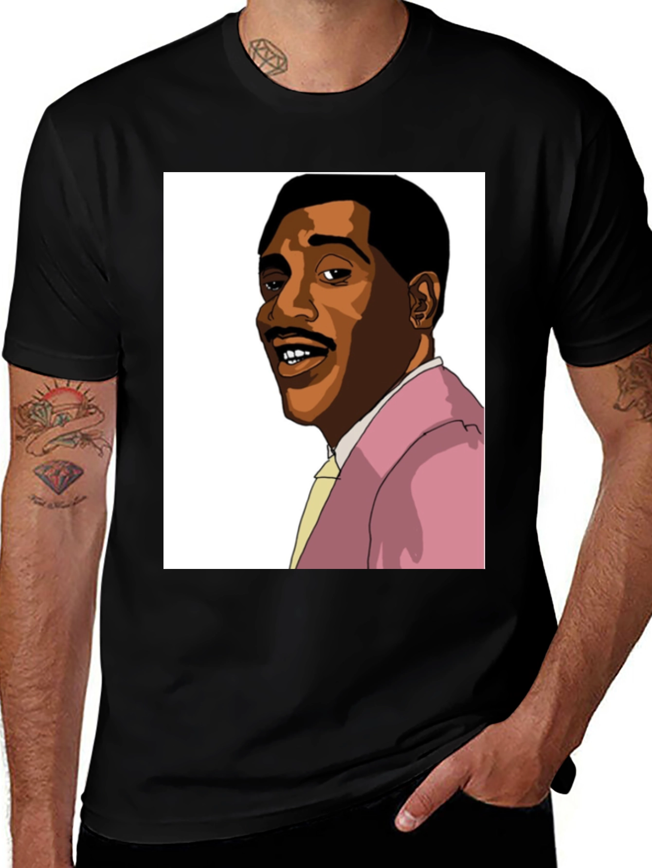 Variant 25 of Retro Cartoon Portrait Graphic T-Shirt
