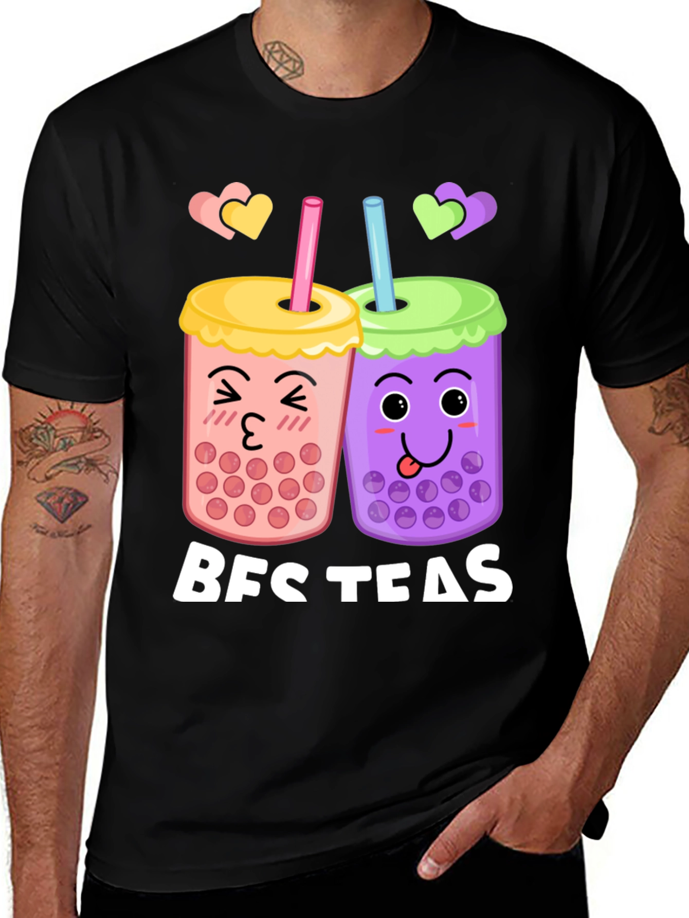 Variant 21 of Boba Best Friends Matching Graphic Tee