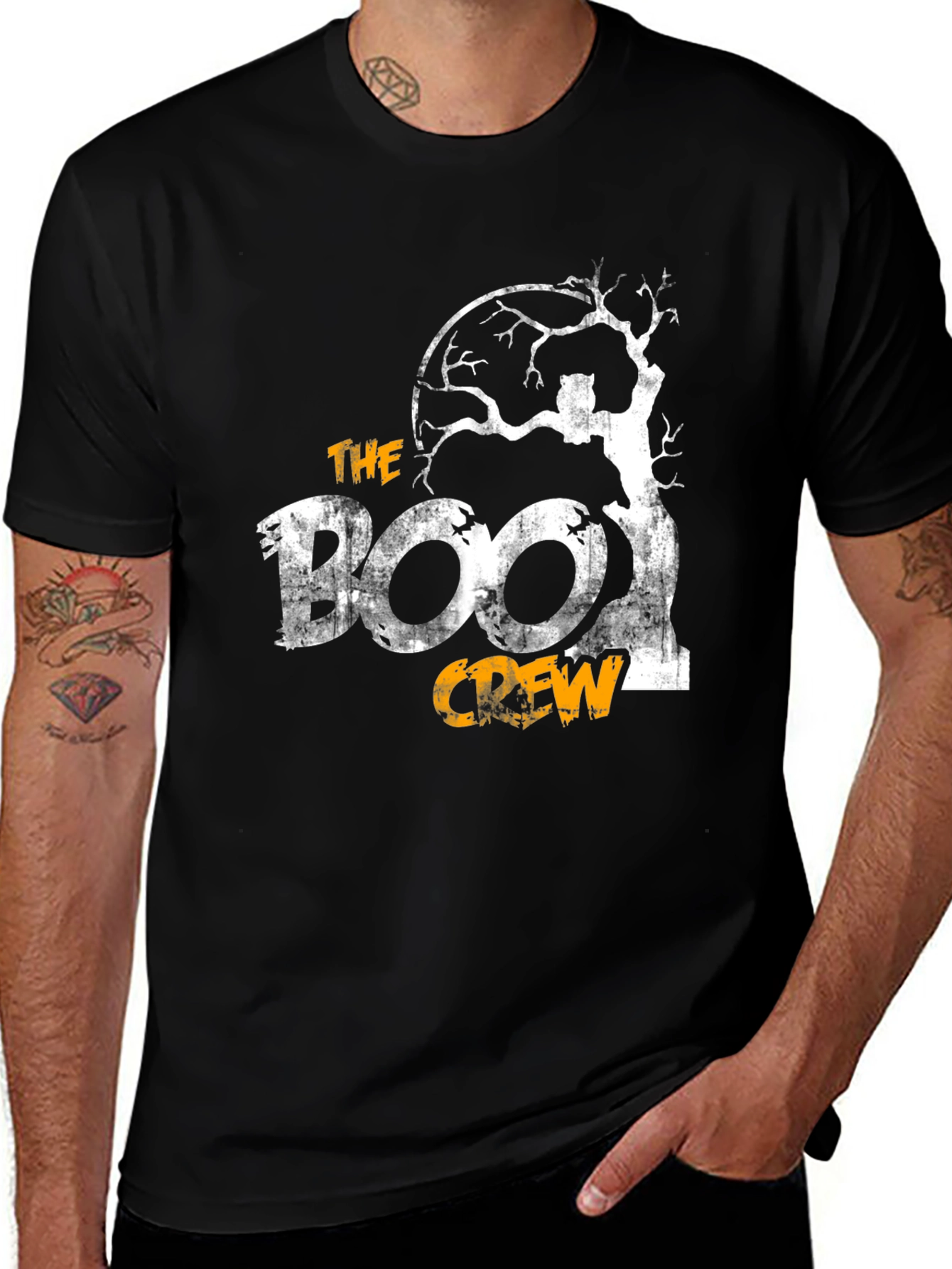 Boo Crew Graphic Tee Halloween T-Shirt