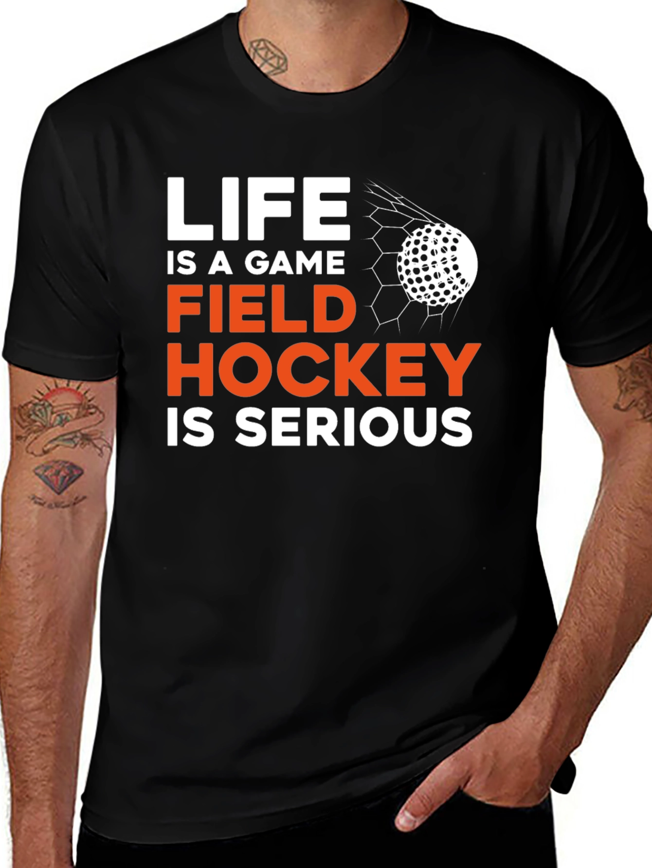 Variant 20 of Field Hockey Life Graphic T-Shirt