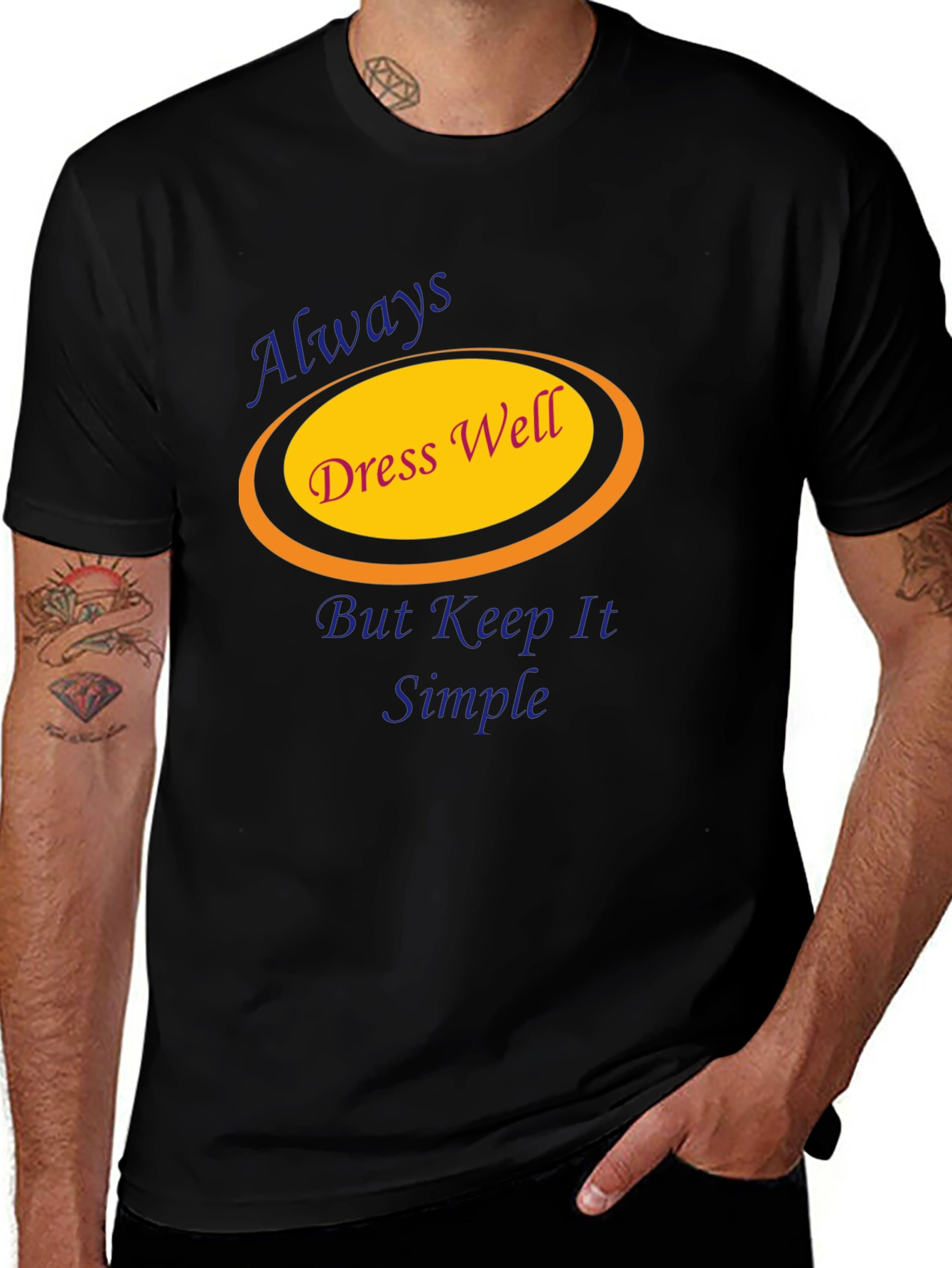 Variant 29 of Always Dress Well Graphic T-Shirt