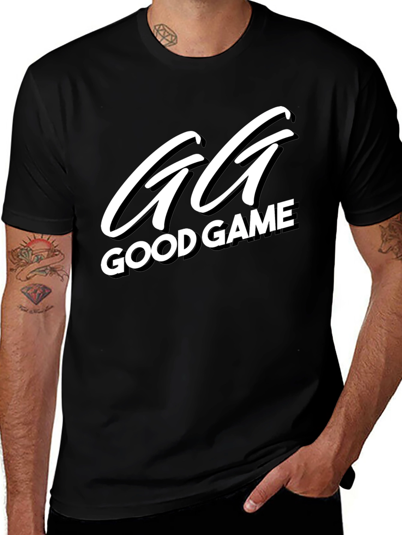 Variant 17 of GG Good Game T-Shirt - Gamer Style