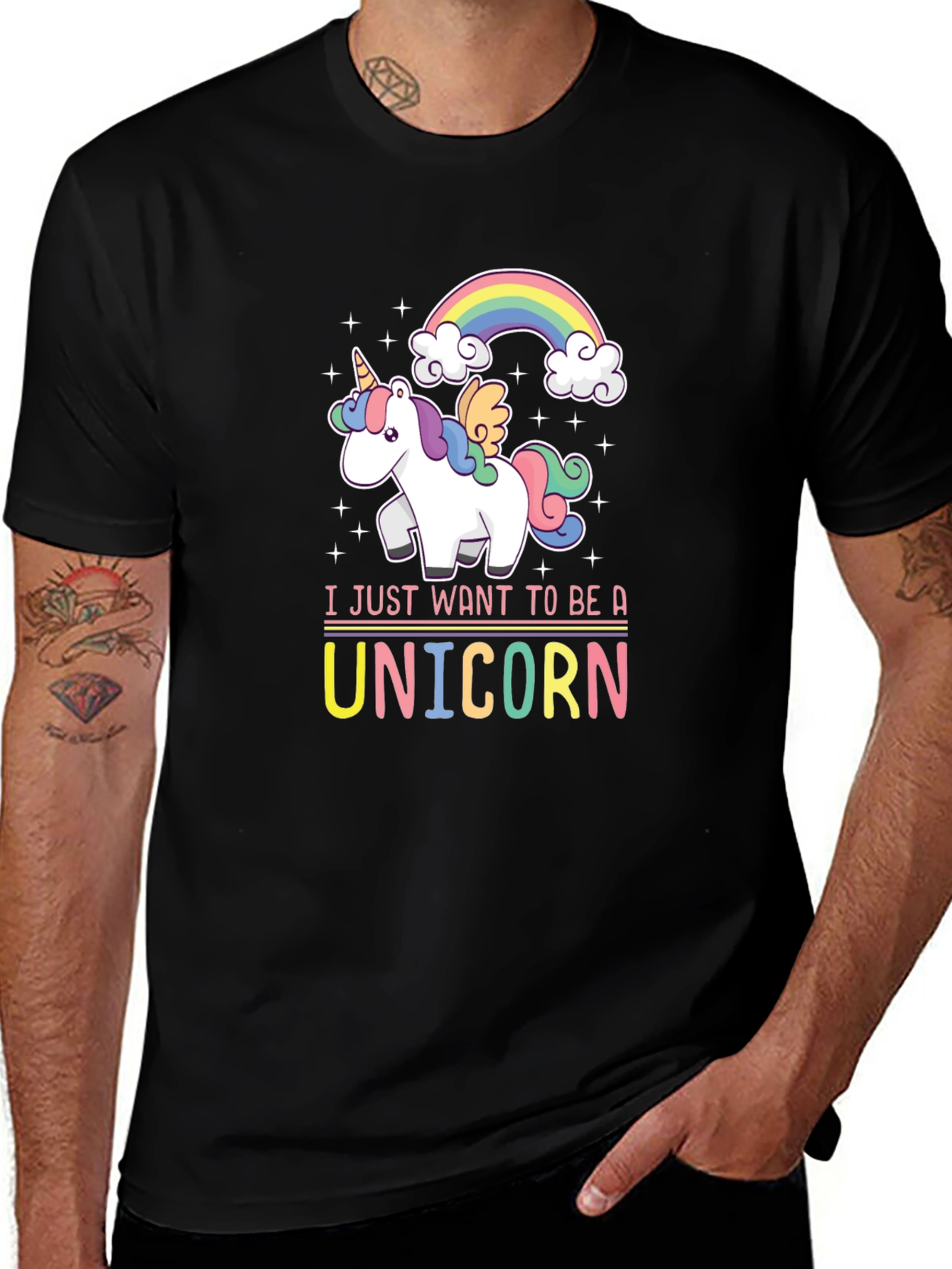 Variant 24 of I Just Want To Be A Unicorn Graphic T-Shirt