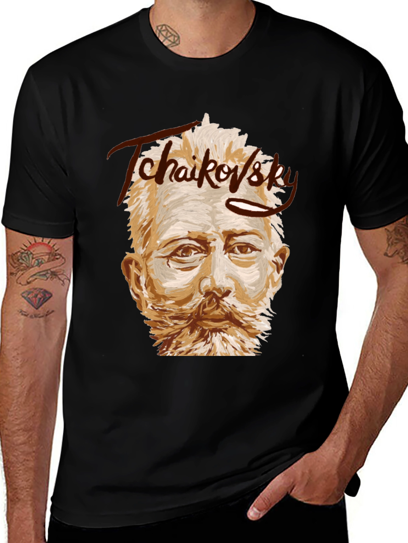 Tchaikovsky Portrait Graphic Tee