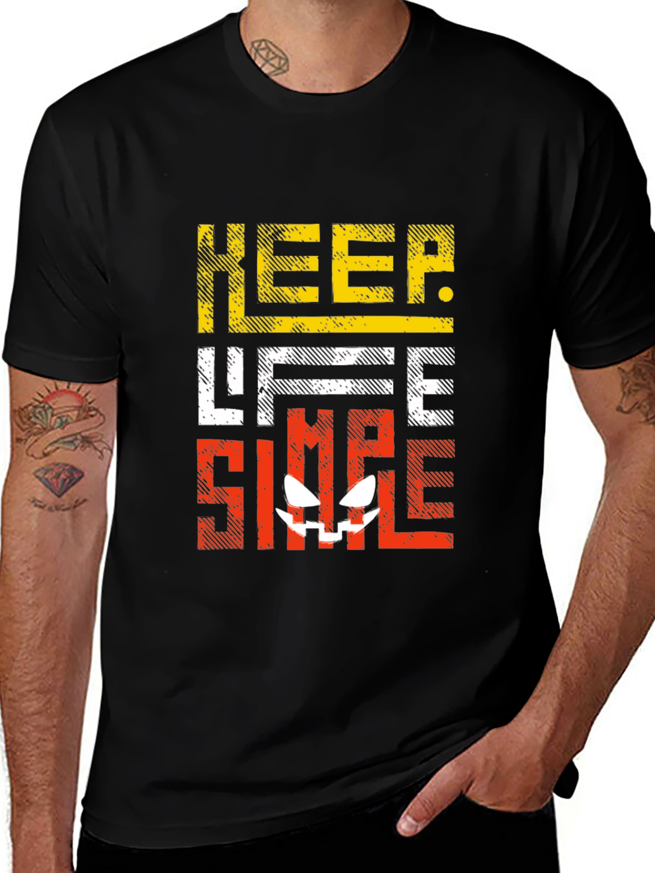 Variant 21 of Keep Life Simple Graphic Tee