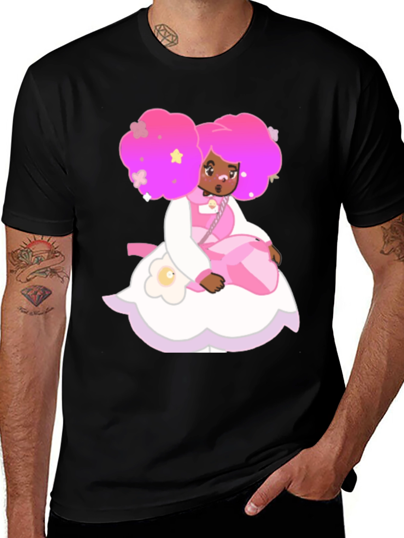 Variant 22 of Cartoon Character Print T-Shirt