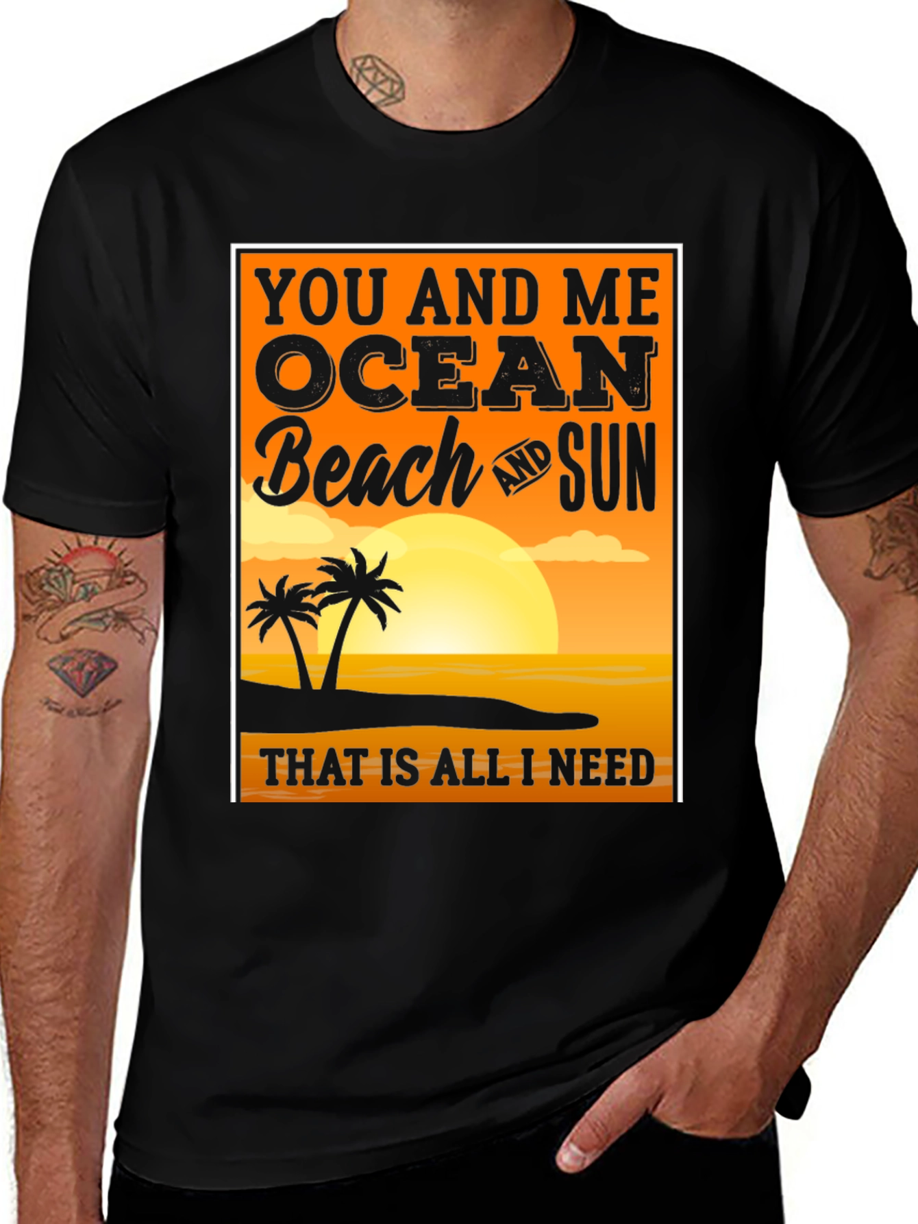 Beach Ocean Sun T-Shirt