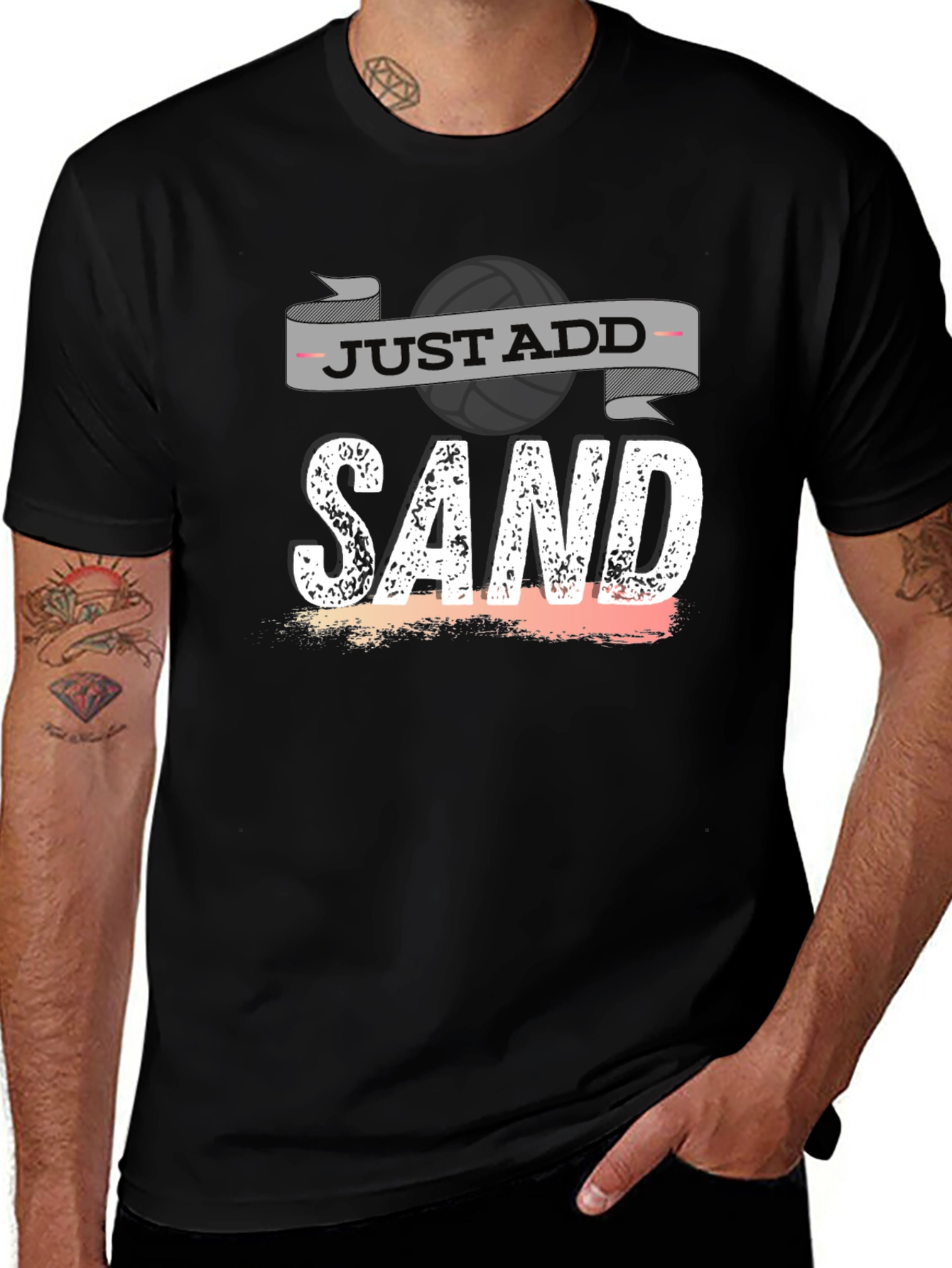 Variant 19 of Just Add Sand Volleyball T-Shirt 