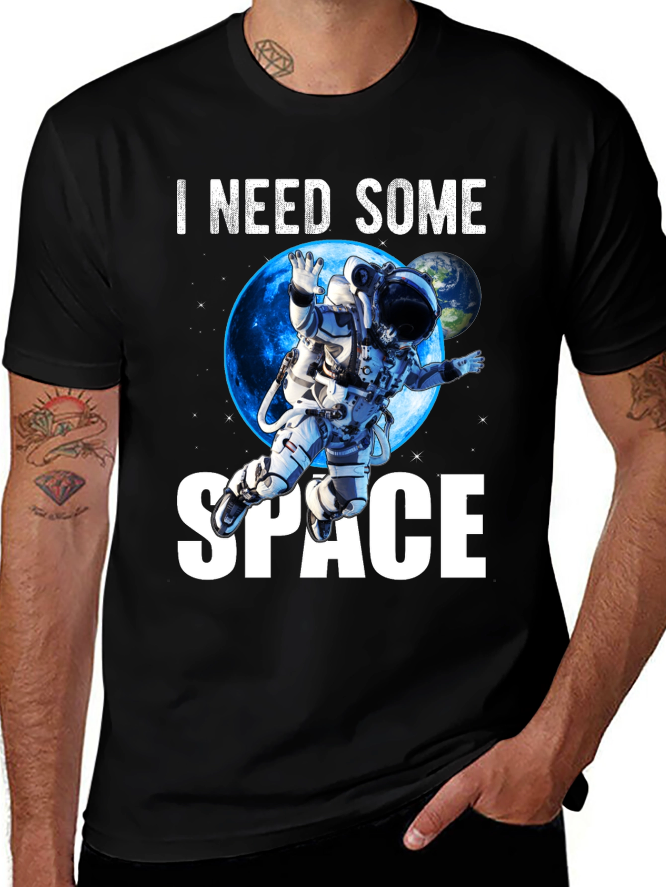 Variant 26 of I Need Some Space T-Shirt Astronaut Galaxy Tee