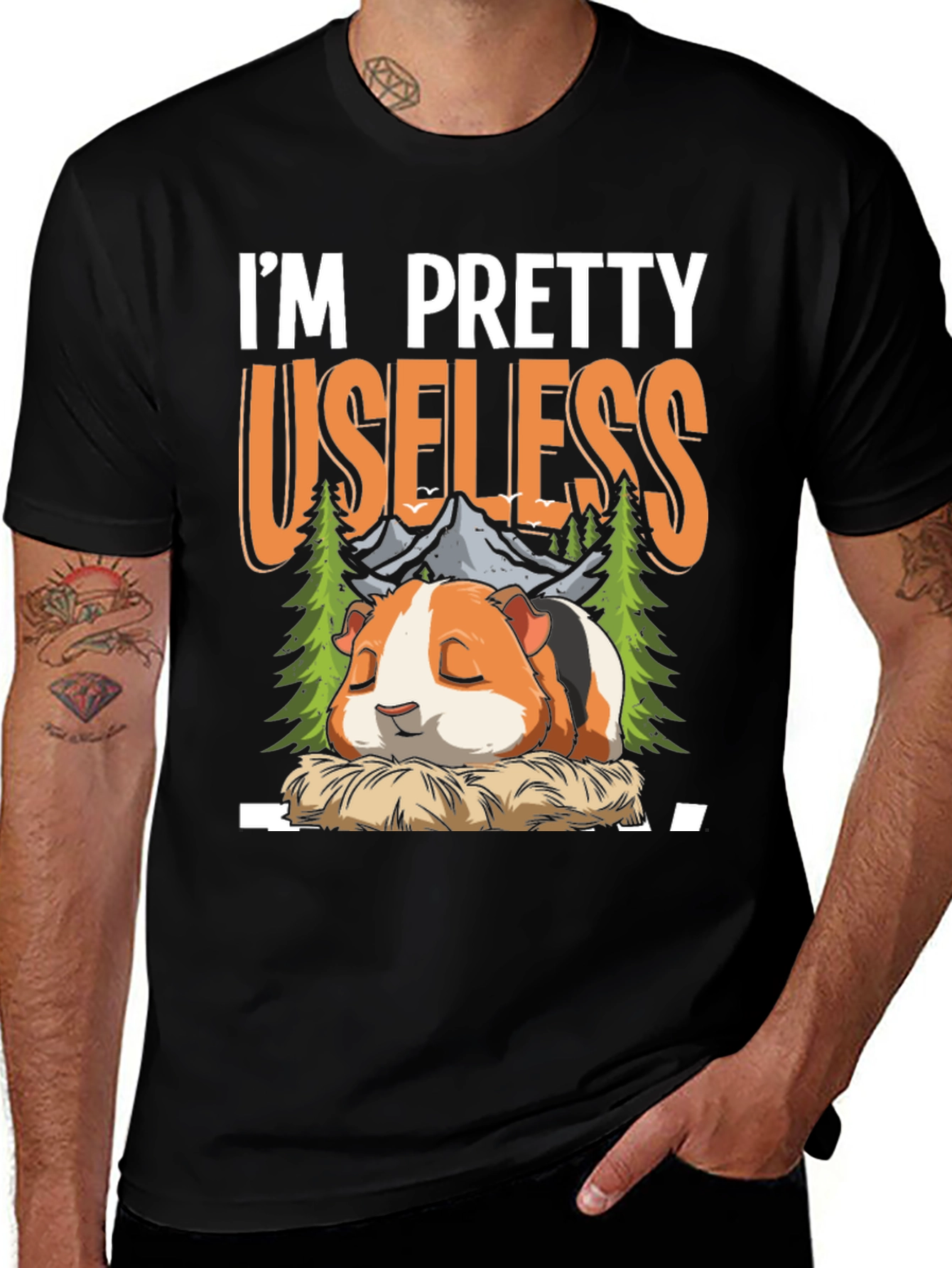 Variant 19 of I'm Pretty Useless Guinea Pig T-Shirt