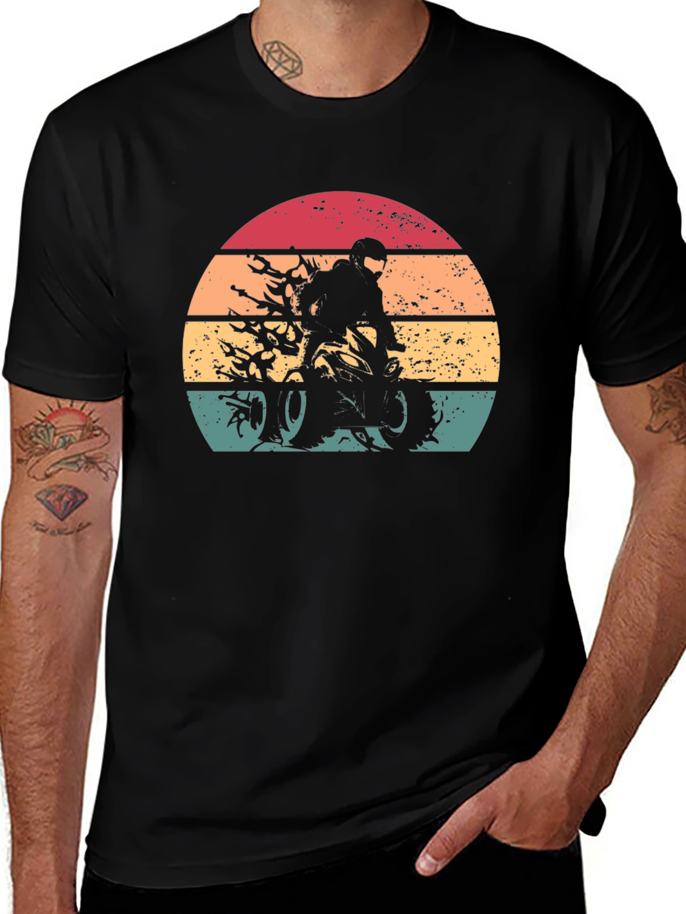 Variant 7 of Sunset ATV Rider T-Shirt