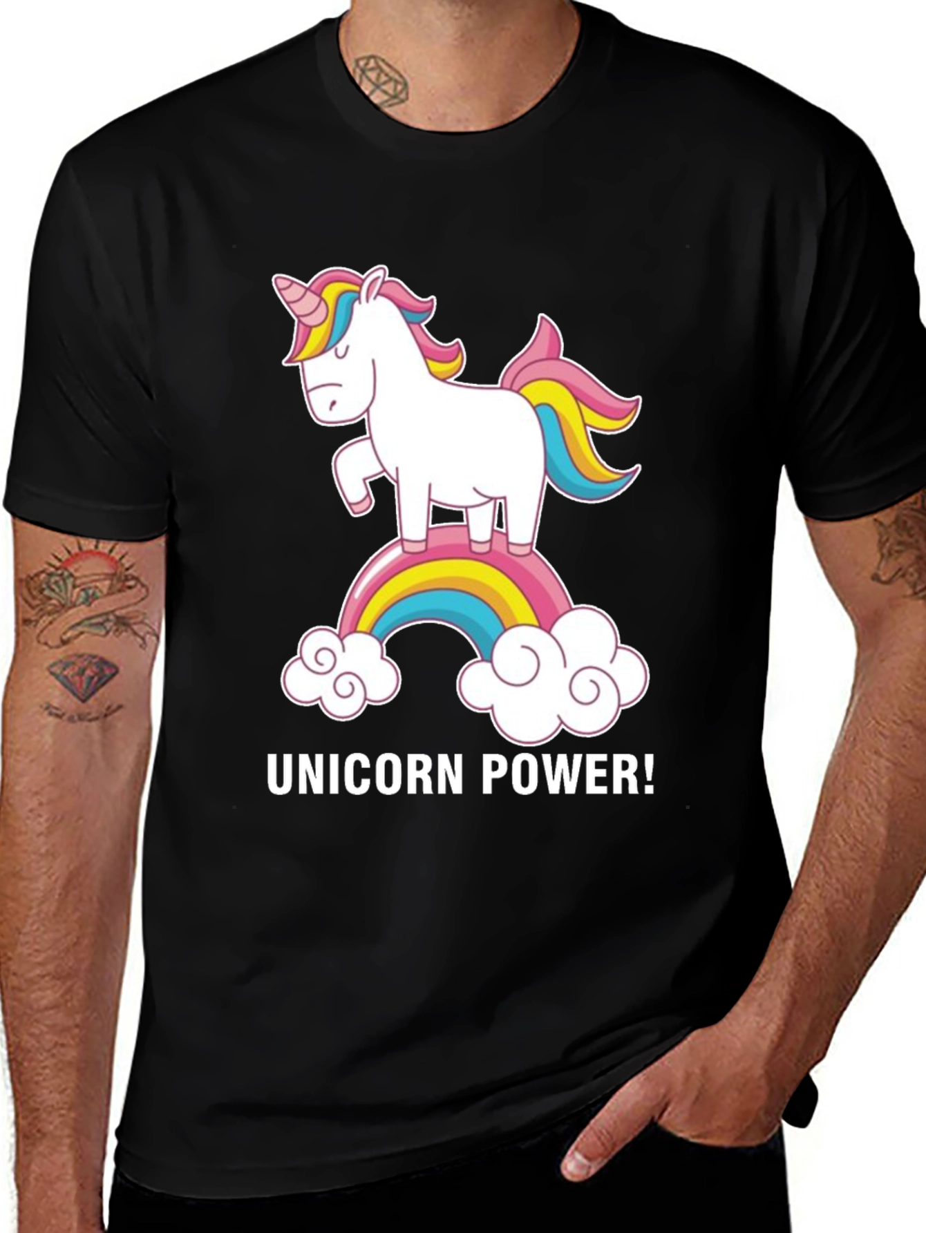 Variant 25 of Unicorn Power Graphic Tee